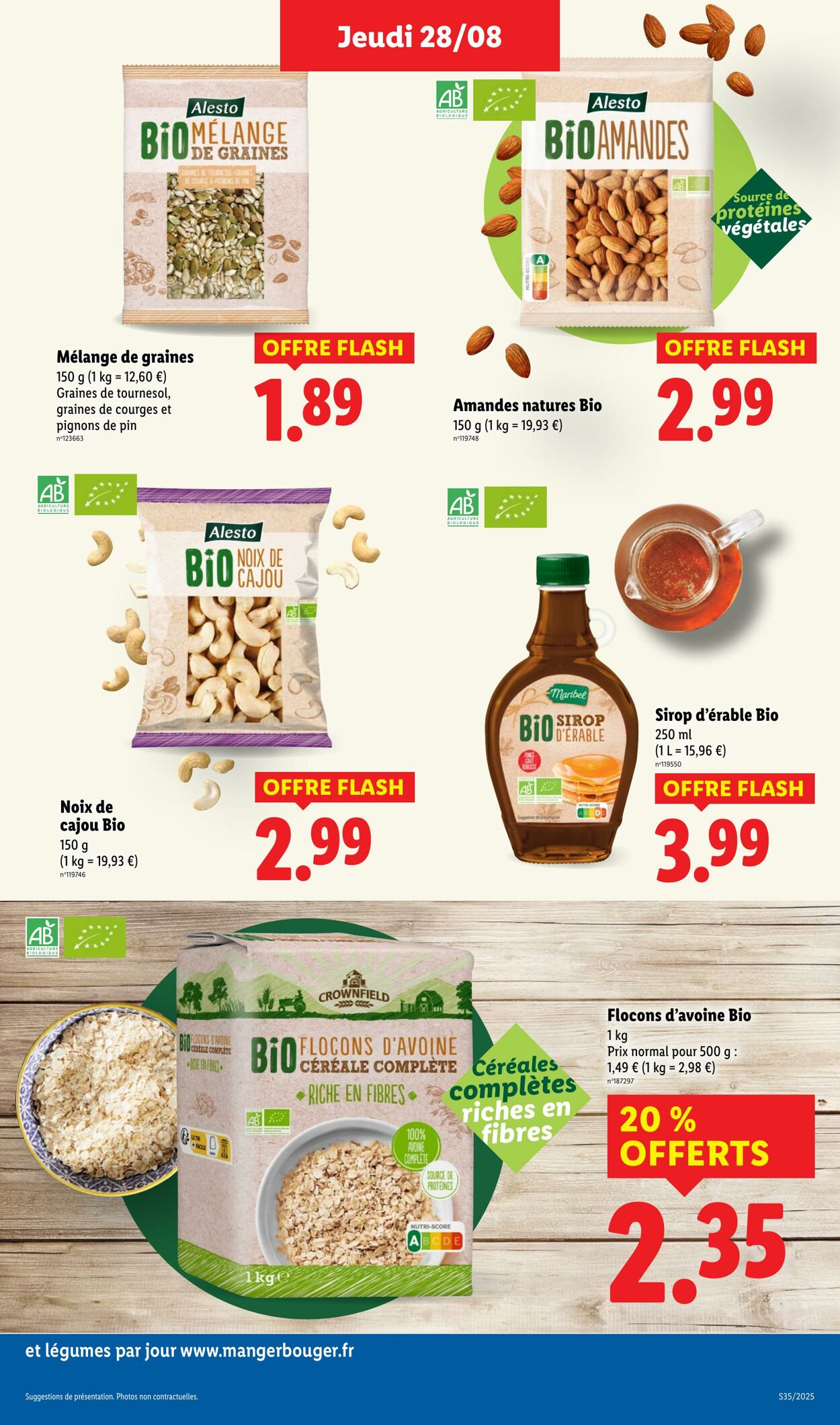 Catalogue Lidl 28.08.2025 - 03.09.2025