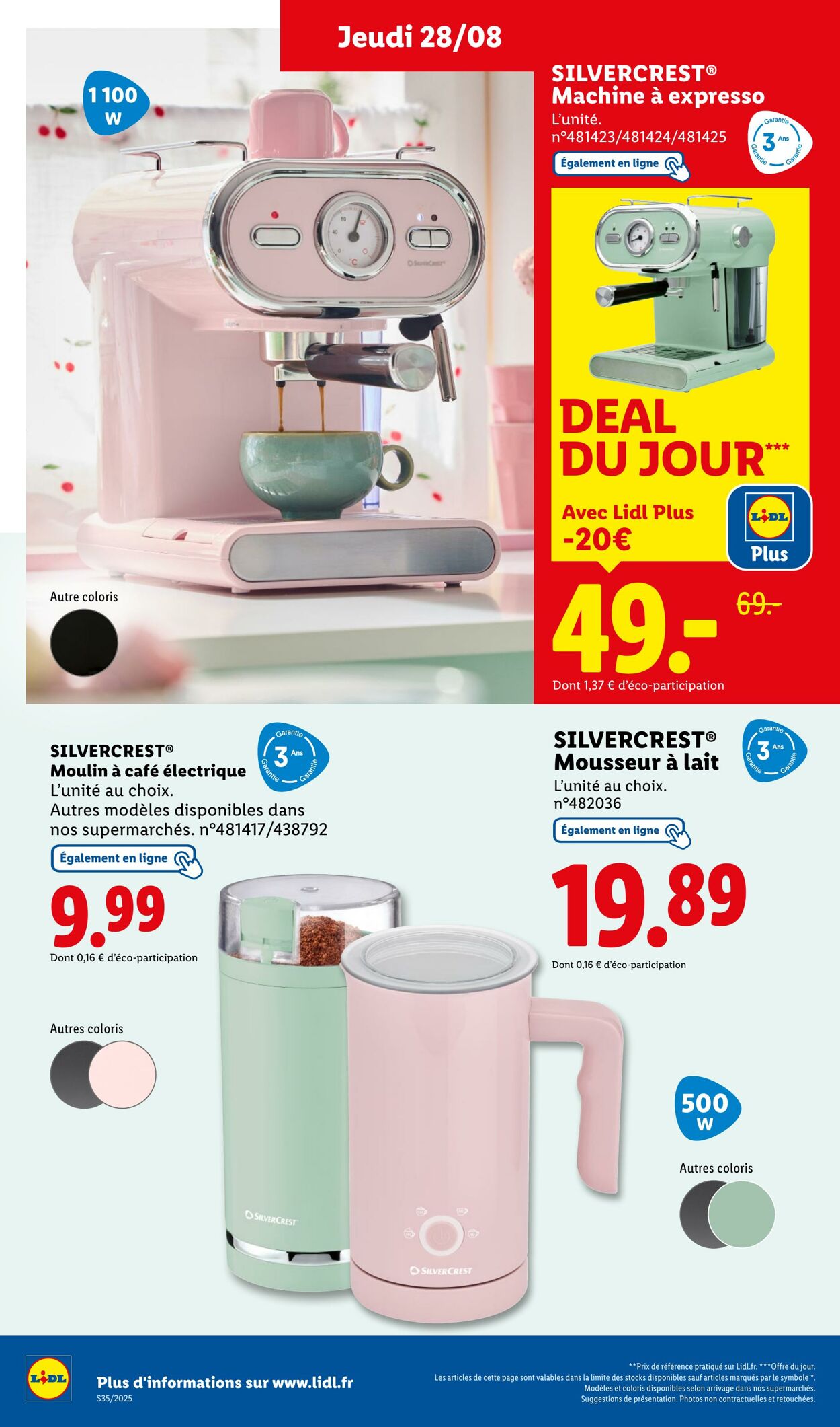 Catalogue Lidl 28.08.2025 - 03.09.2025