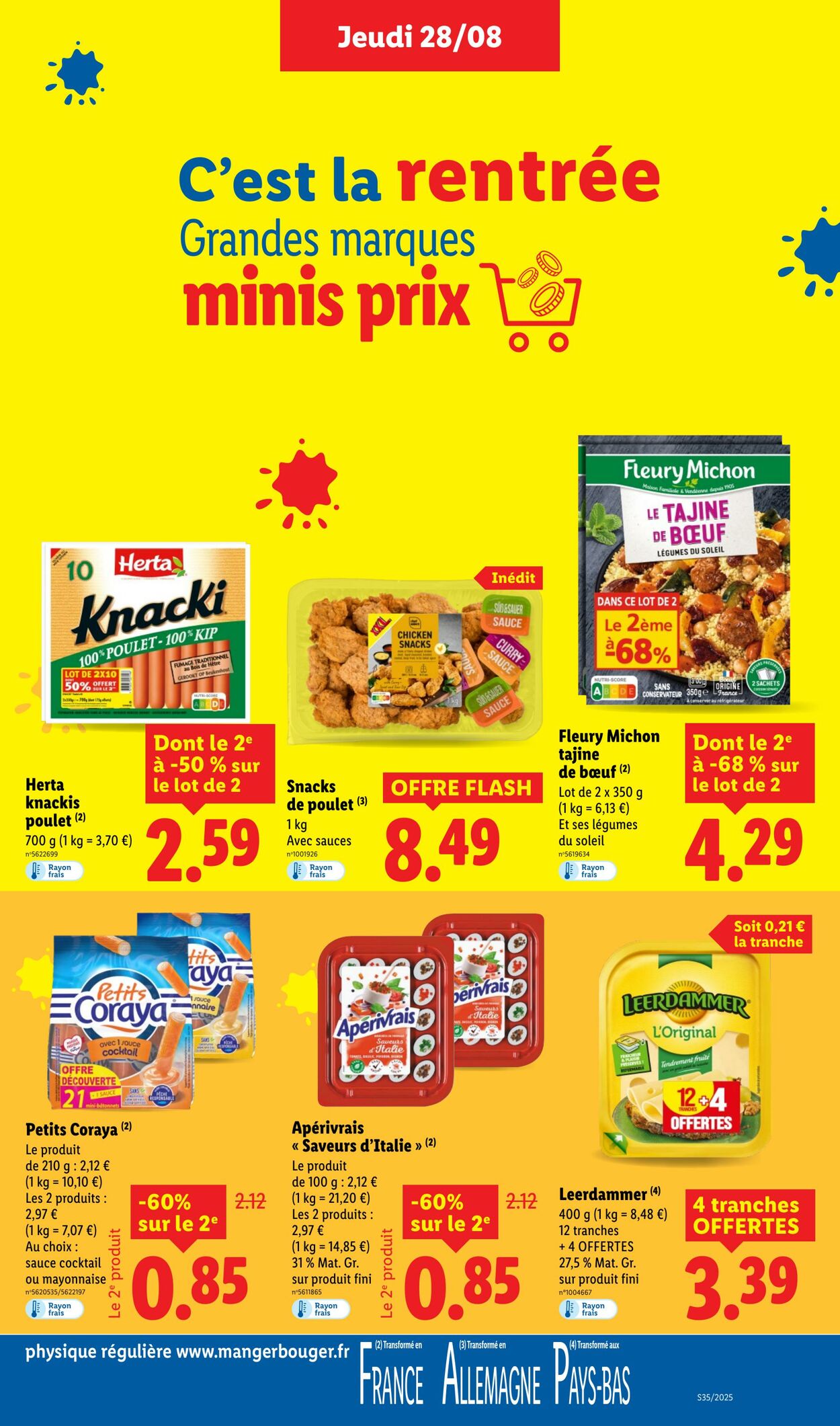 Catalogue Lidl 28.08.2025 - 03.09.2025