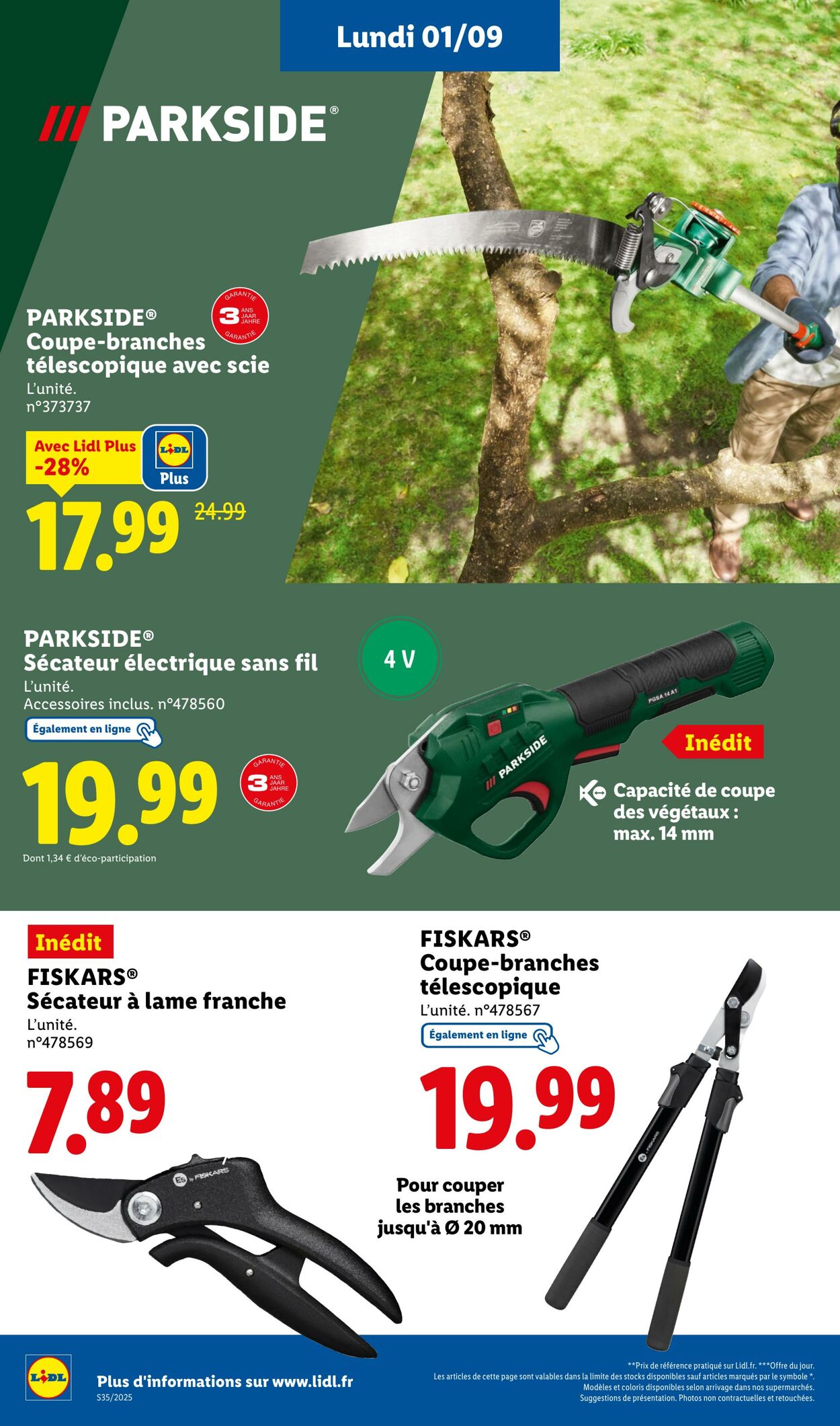 Catalogue Lidl 28.08.2025 - 03.09.2025