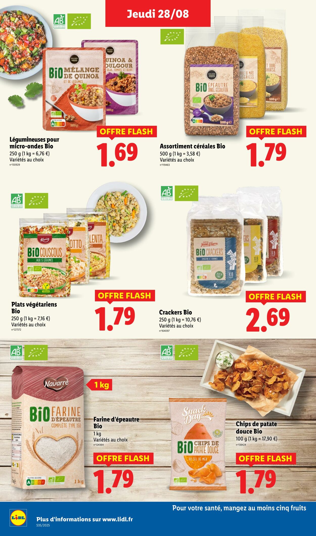 Catalogue Lidl 28.08.2025 - 03.09.2025