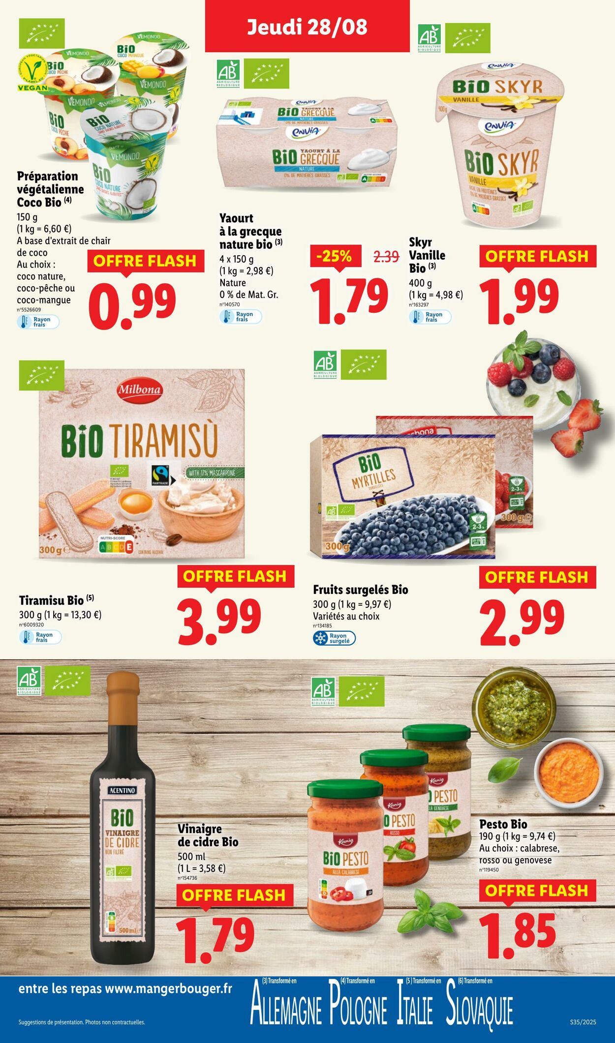 Catalogue Lidl 28.08.2025 - 03.09.2025