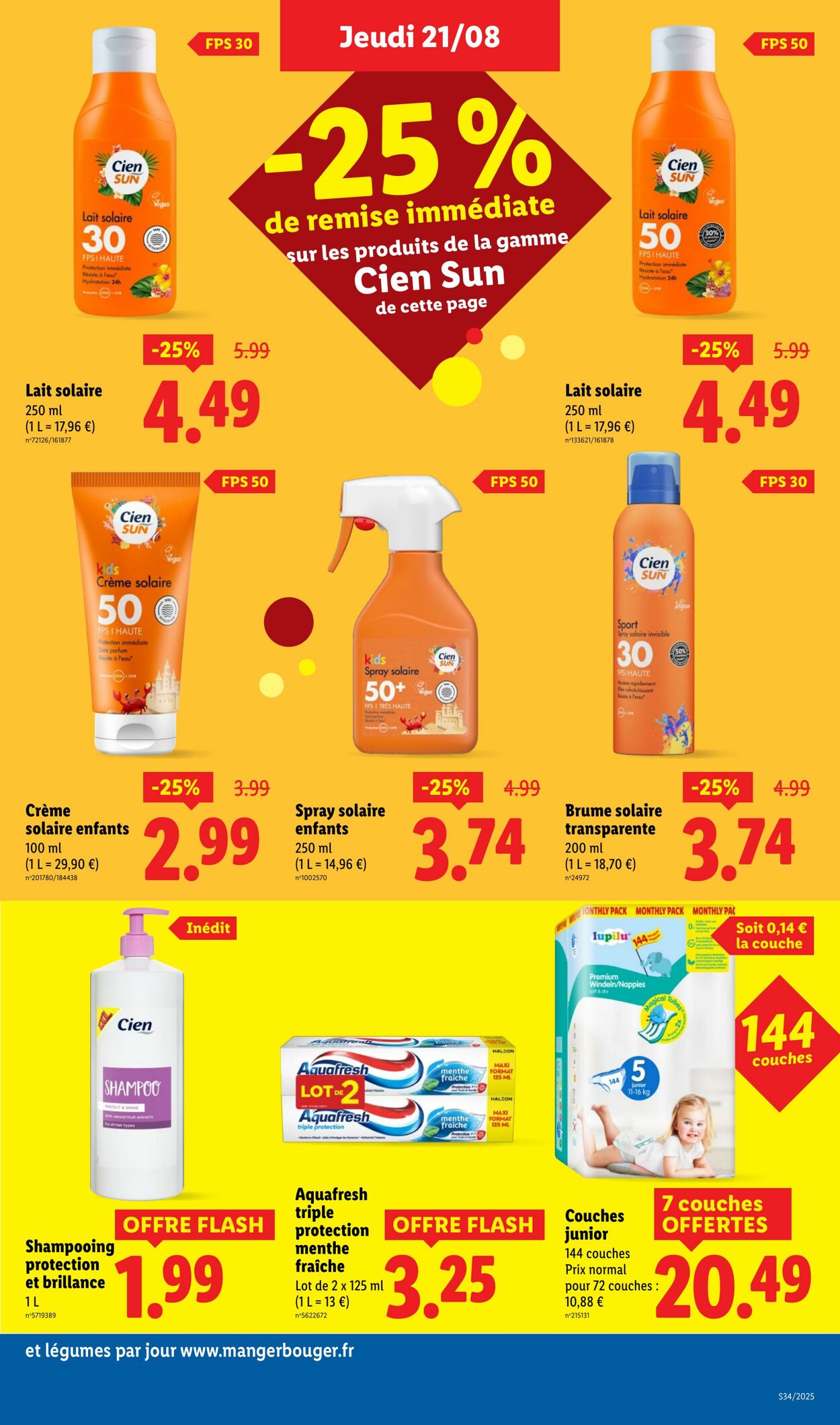 Catalogue Lidl 21.08.2025 - 27.08.2025