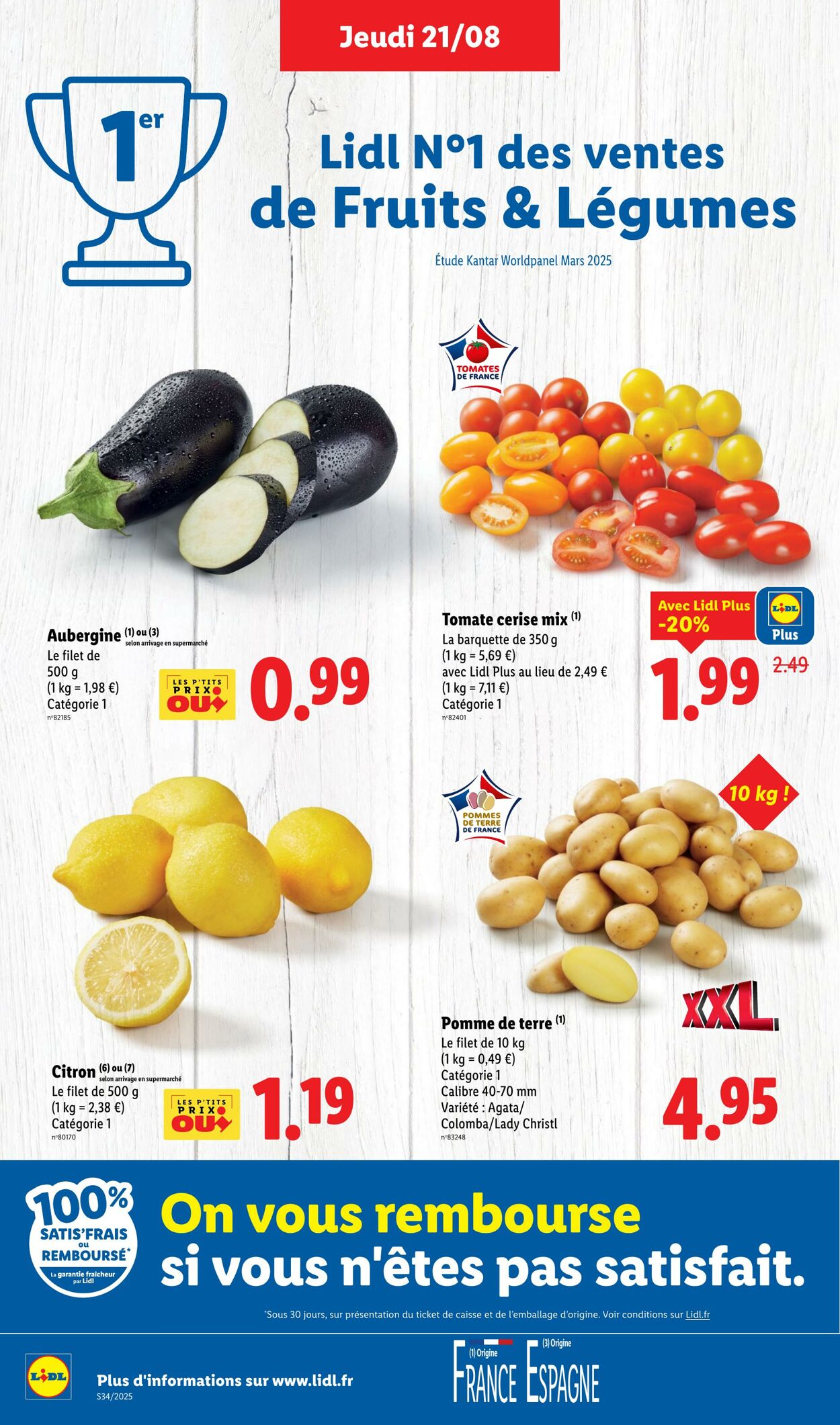 Catalogue Lidl 21.08.2025 - 27.08.2025