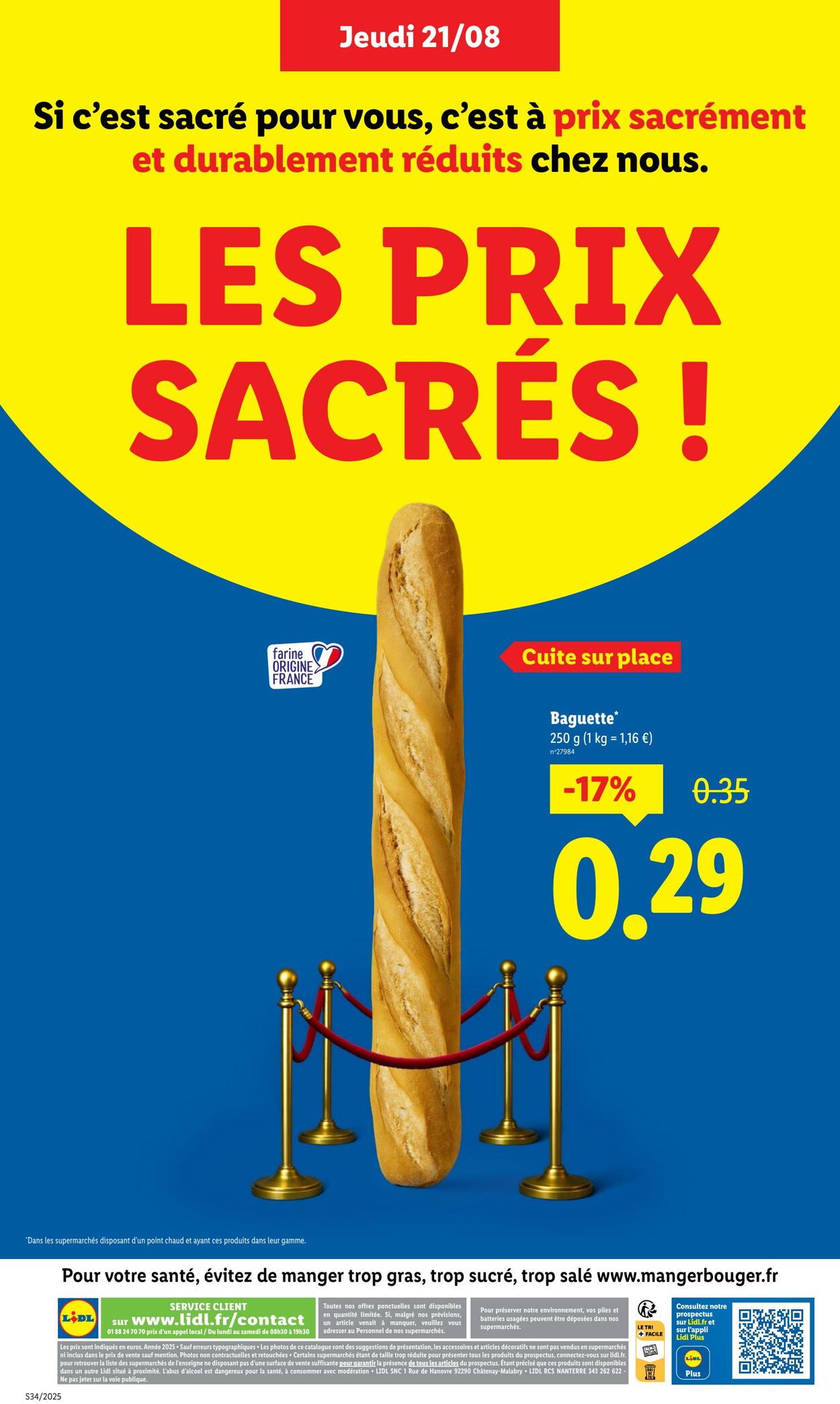 Catalogue Lidl 21.08.2025 - 27.08.2025