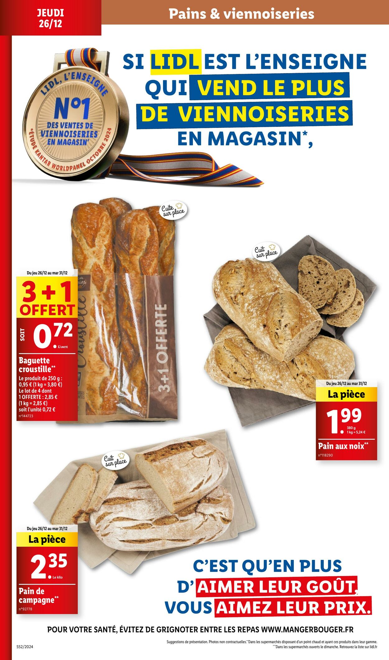 Catalogue Lidl 26.12.2024 - 31.12.2024