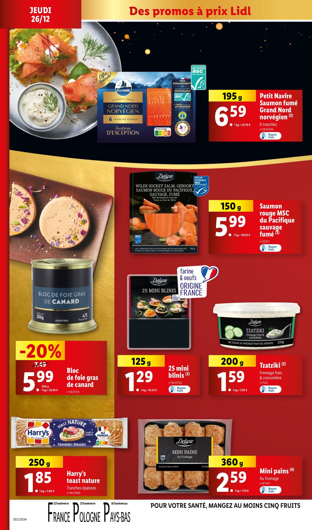 Catalogue Lidl 26.12.2024 - 31.12.2024