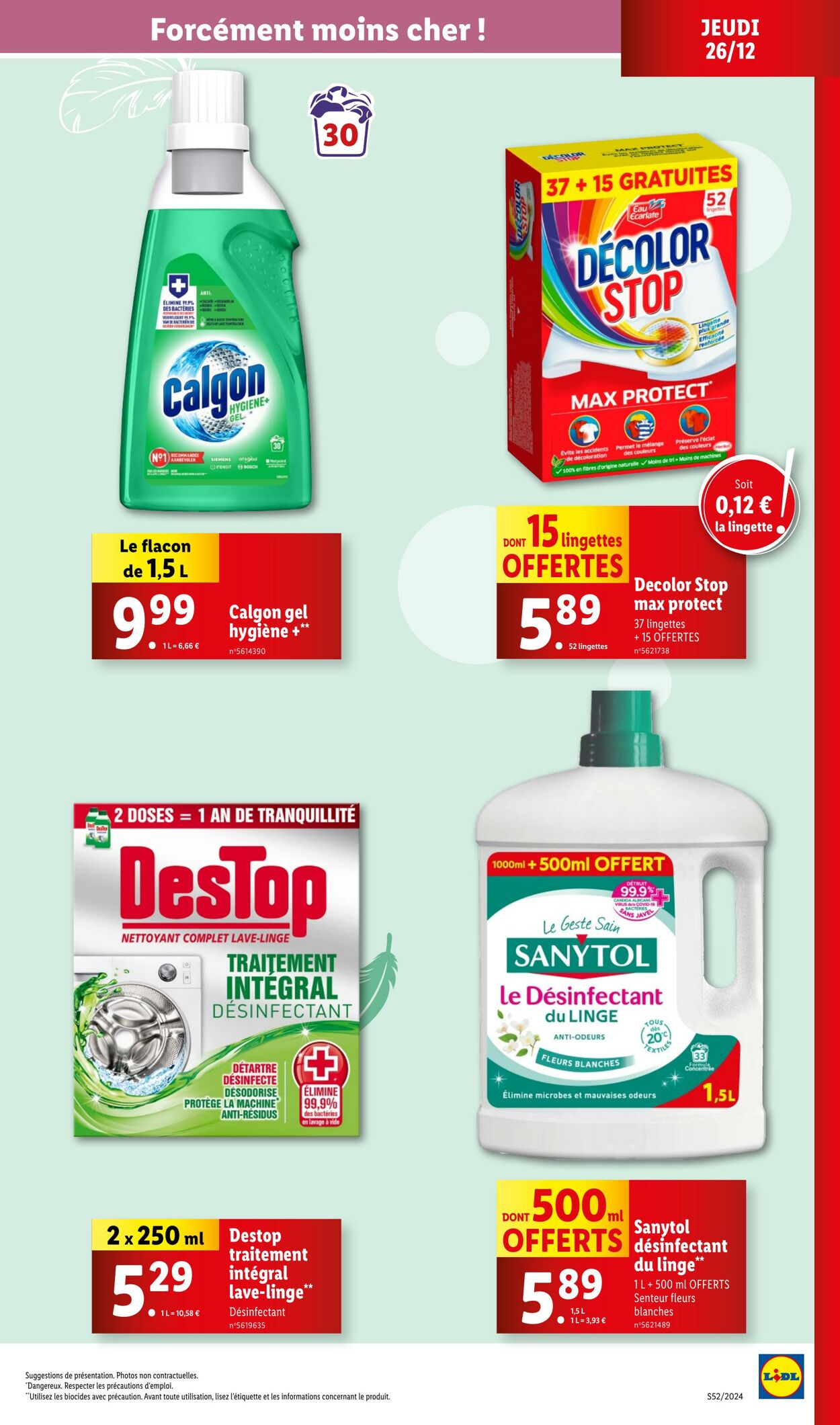 Catalogue Lidl 26.12.2024 - 31.12.2024