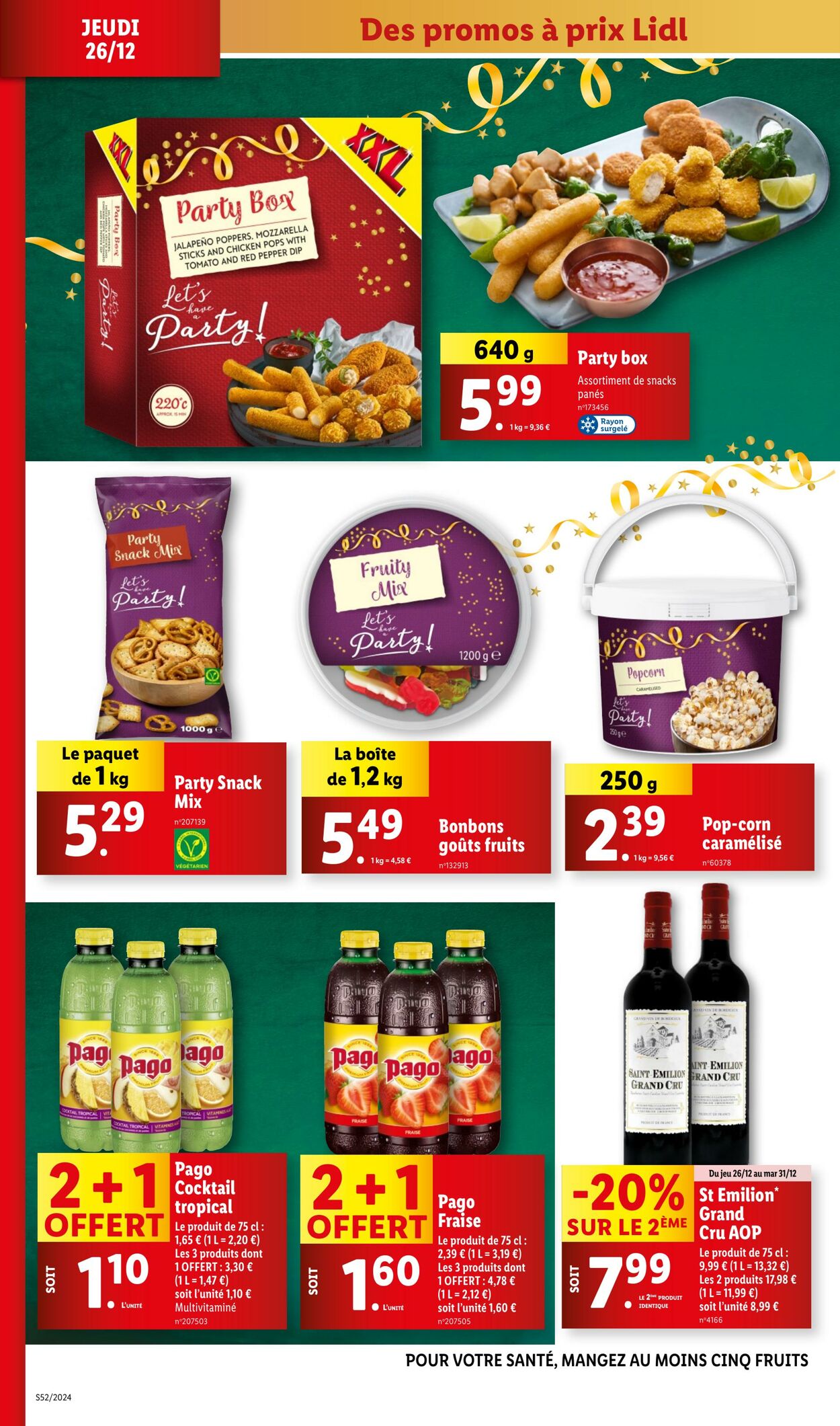 Catalogue Lidl 26.12.2024 - 31.12.2024