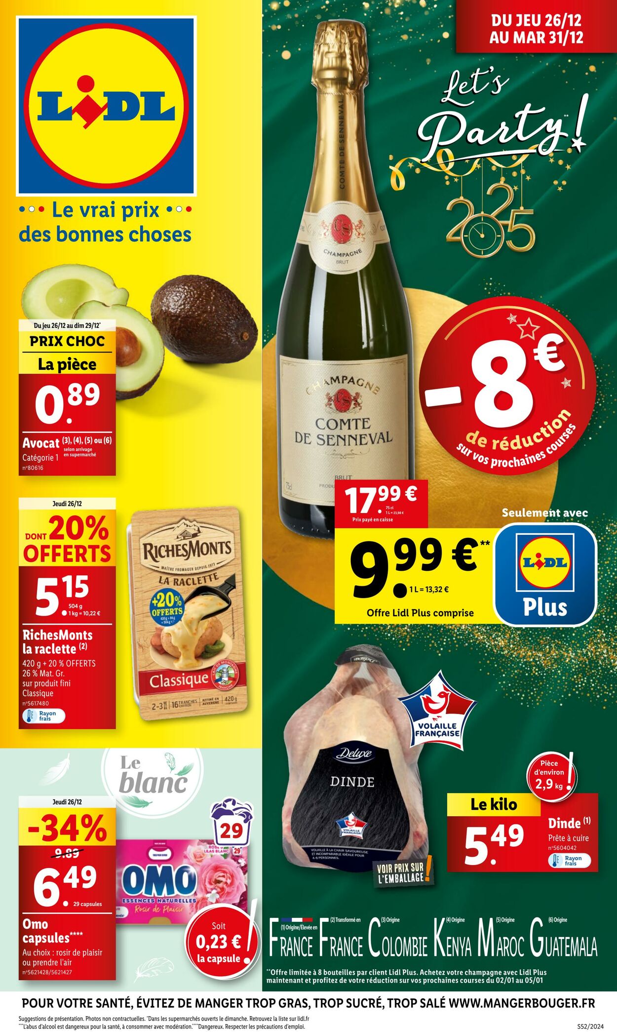 Catalogue Lidl - Les promos de la semaine 26 déc. 2024 - 31 déc. 2024