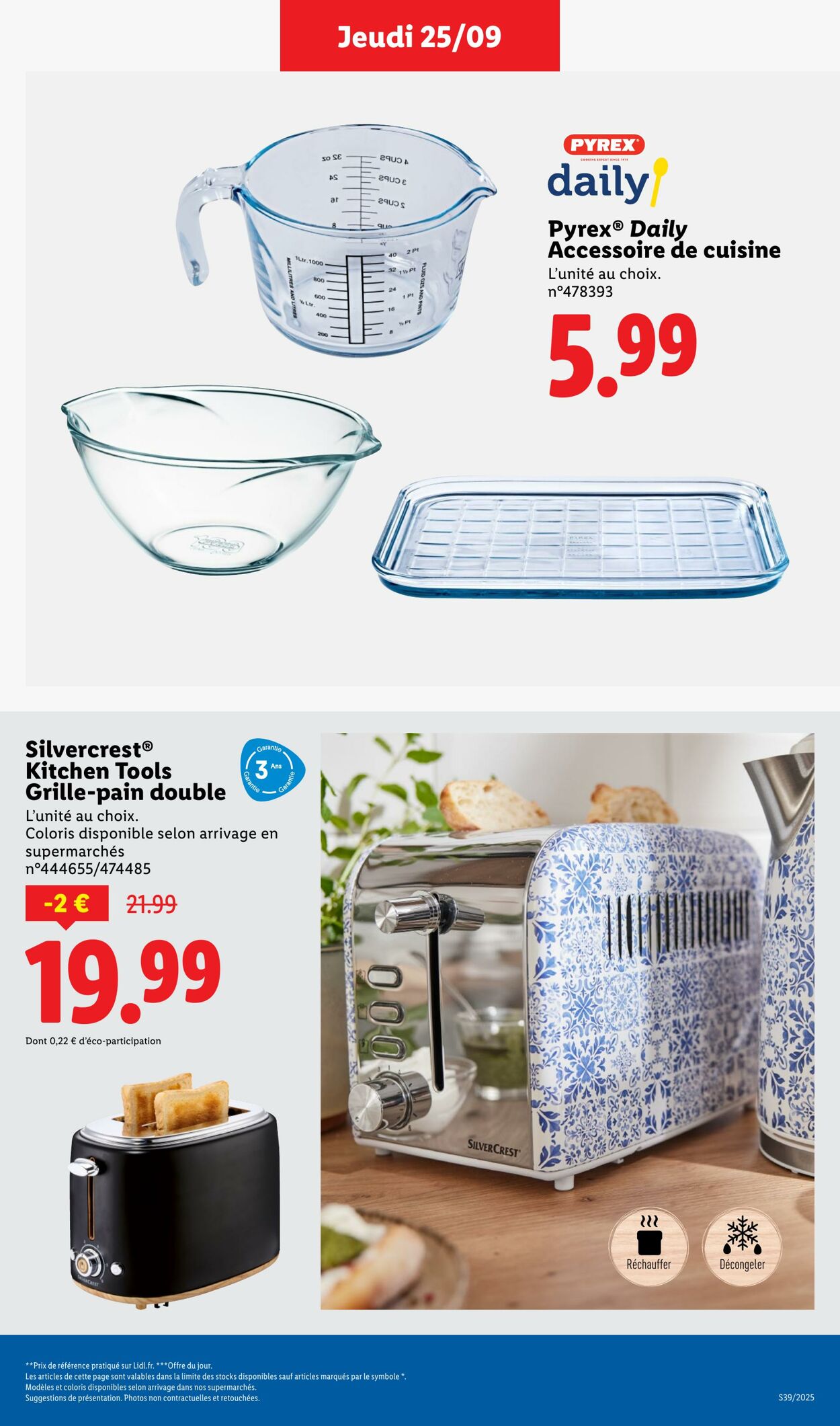 Catalogue Lidl 25.09.2025 - 01.10.2025
