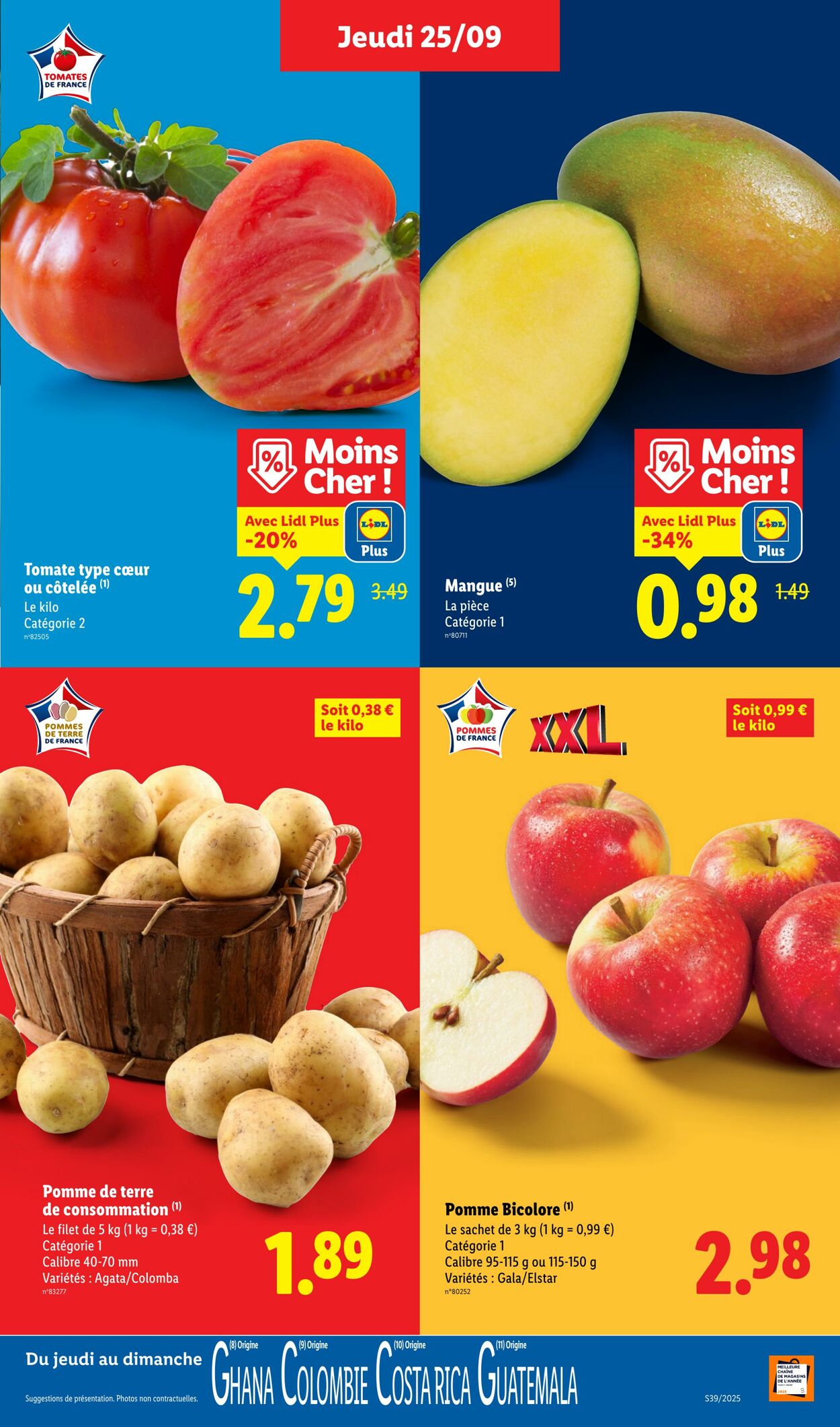 Catalogue Lidl 25.09.2025 - 01.10.2025
