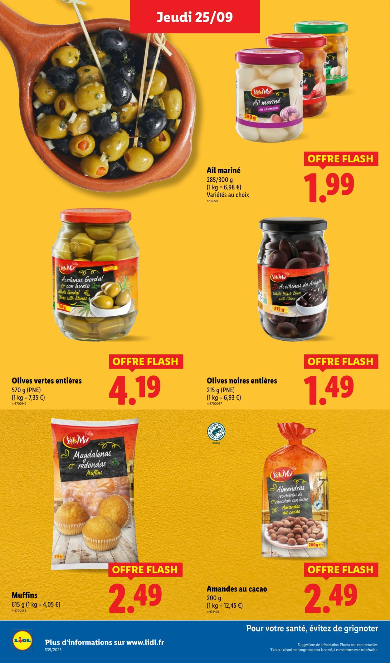 Catalogue Lidl 25.09.2025 - 01.10.2025