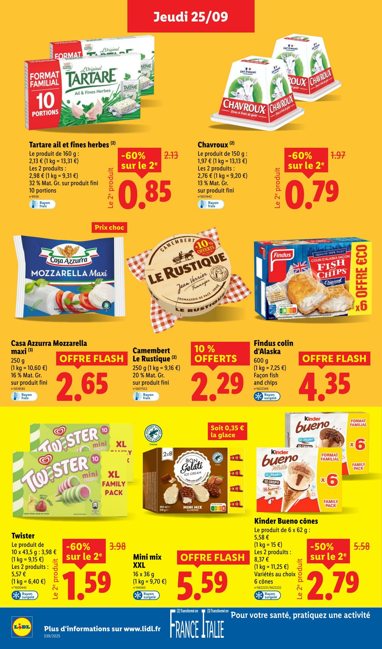 Catalogue Lidl 25.09.2025 - 01.10.2025