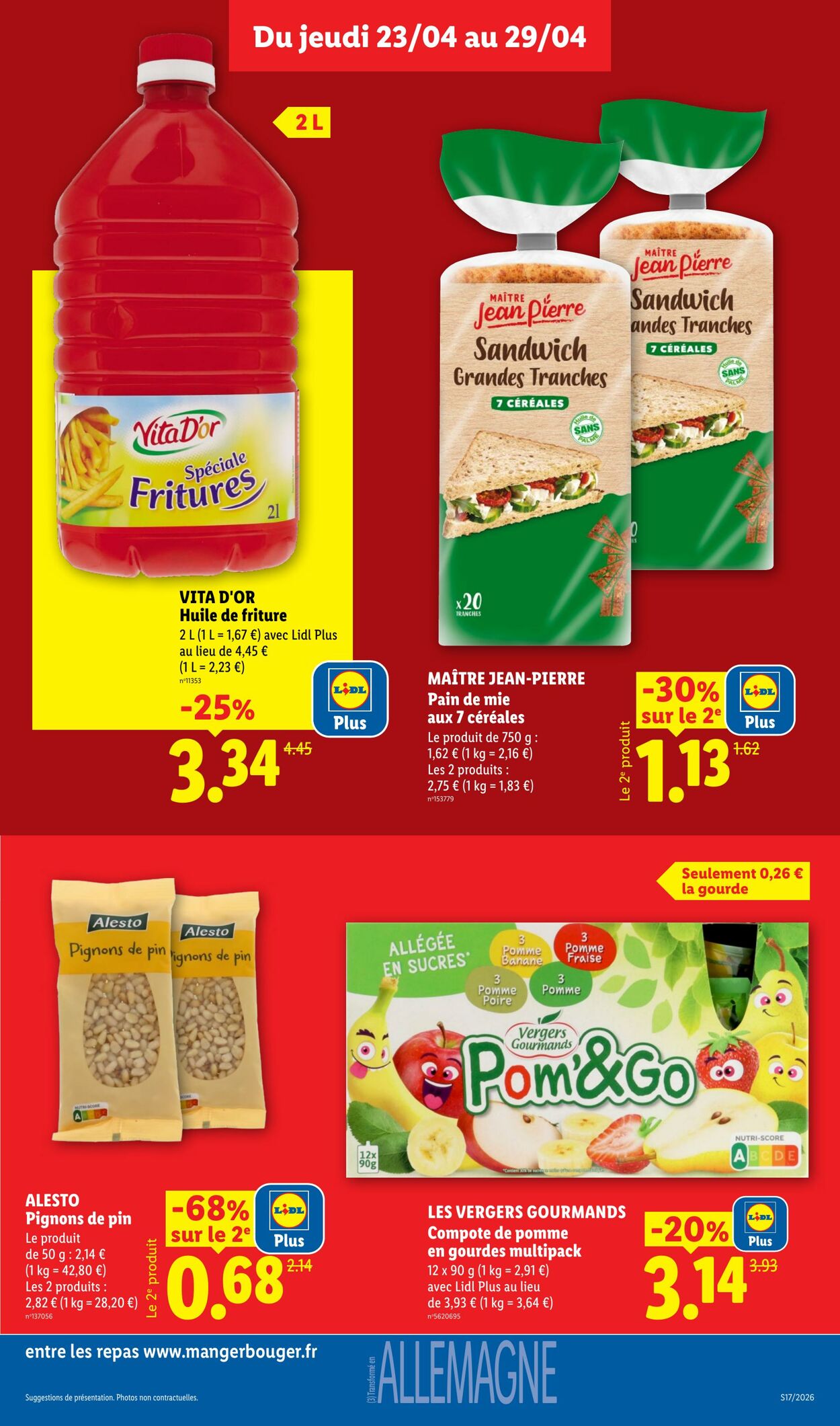 Catalogue Lidl 19.04.2026 - 29.04.2026