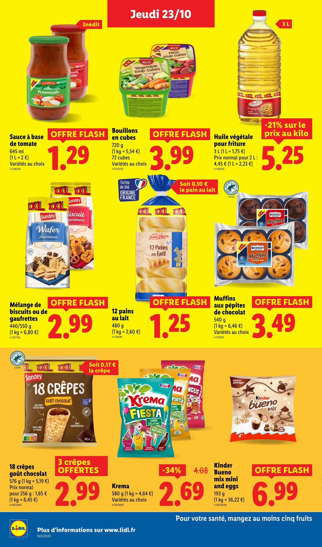 Catalogue Lidl 23.10.2025 - 29.10.2025