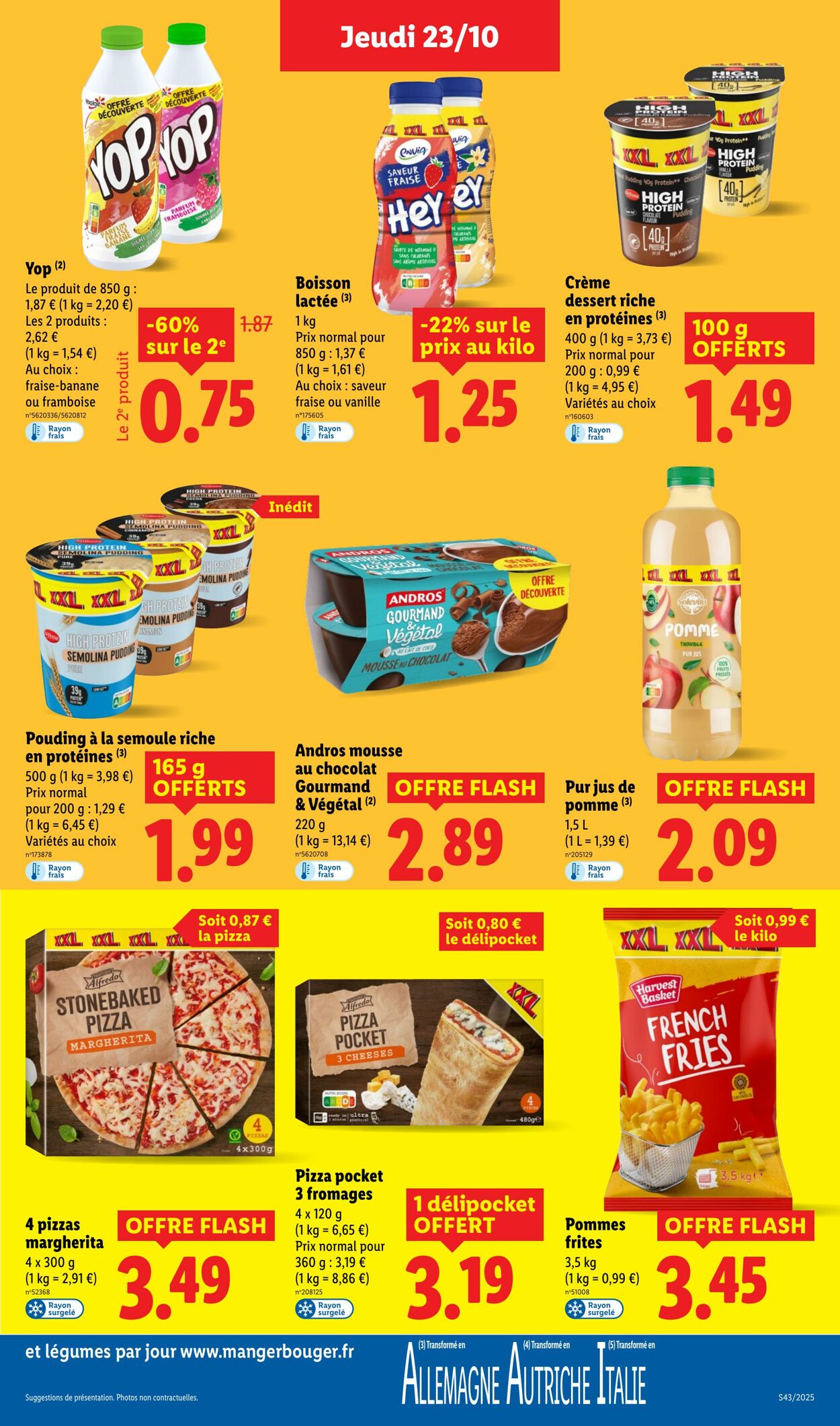 Catalogue Lidl 23.10.2025 - 29.10.2025