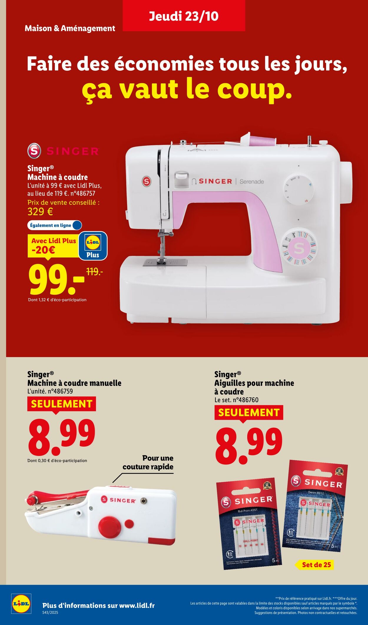 Catalogue Lidl 23.10.2025 - 29.10.2025