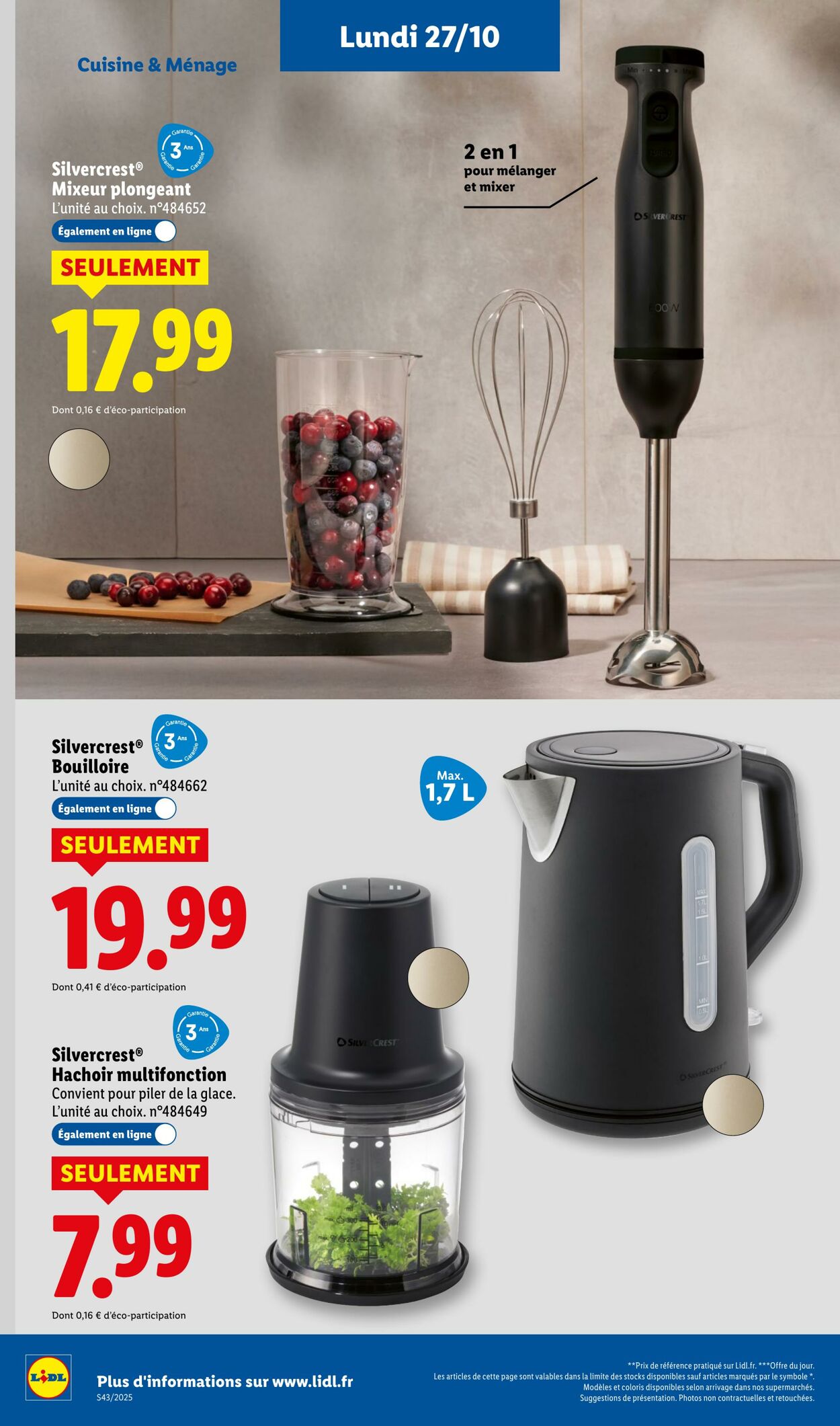 Catalogue Lidl 23.10.2025 - 29.10.2025