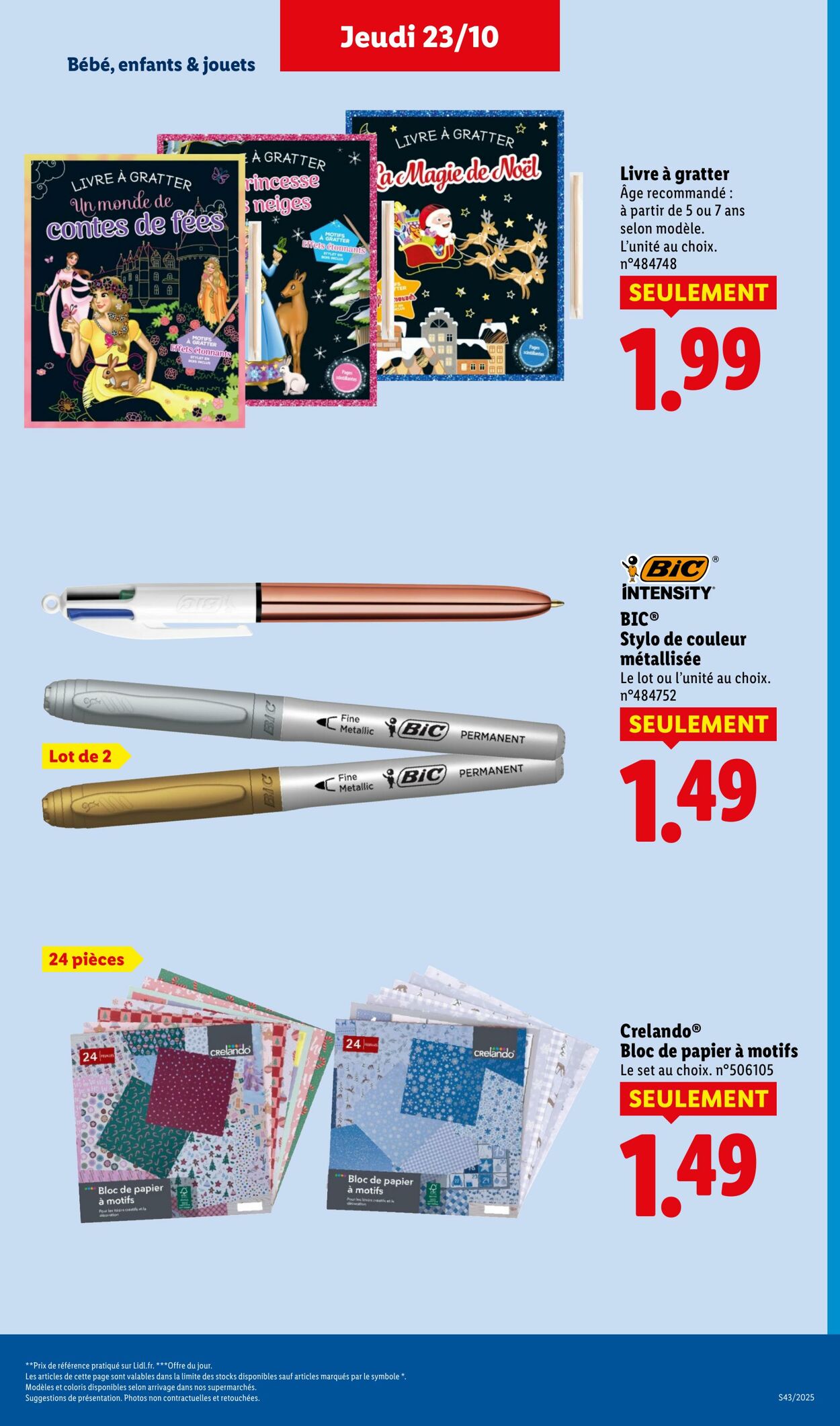 Catalogue Lidl 23.10.2025 - 29.10.2025