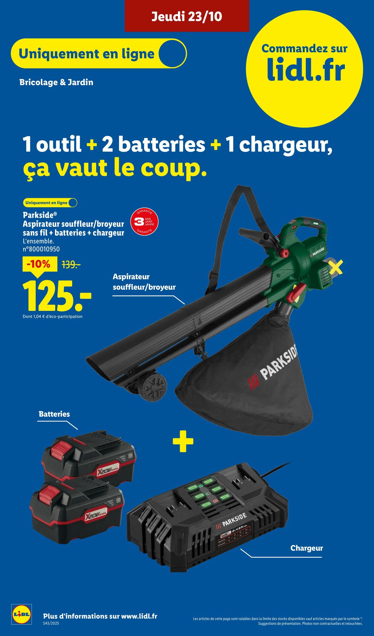 Catalogue Lidl 23.10.2025 - 29.10.2025