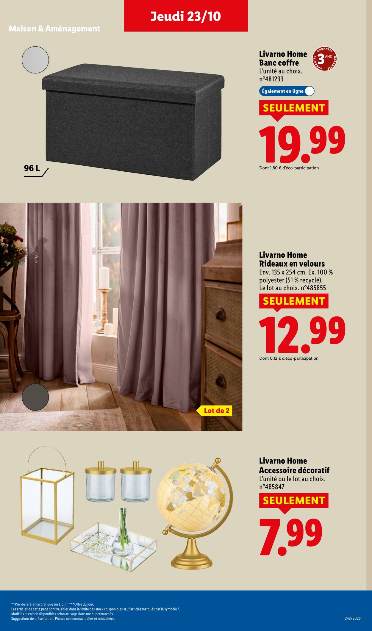 Catalogue Lidl 23.10.2025 - 29.10.2025