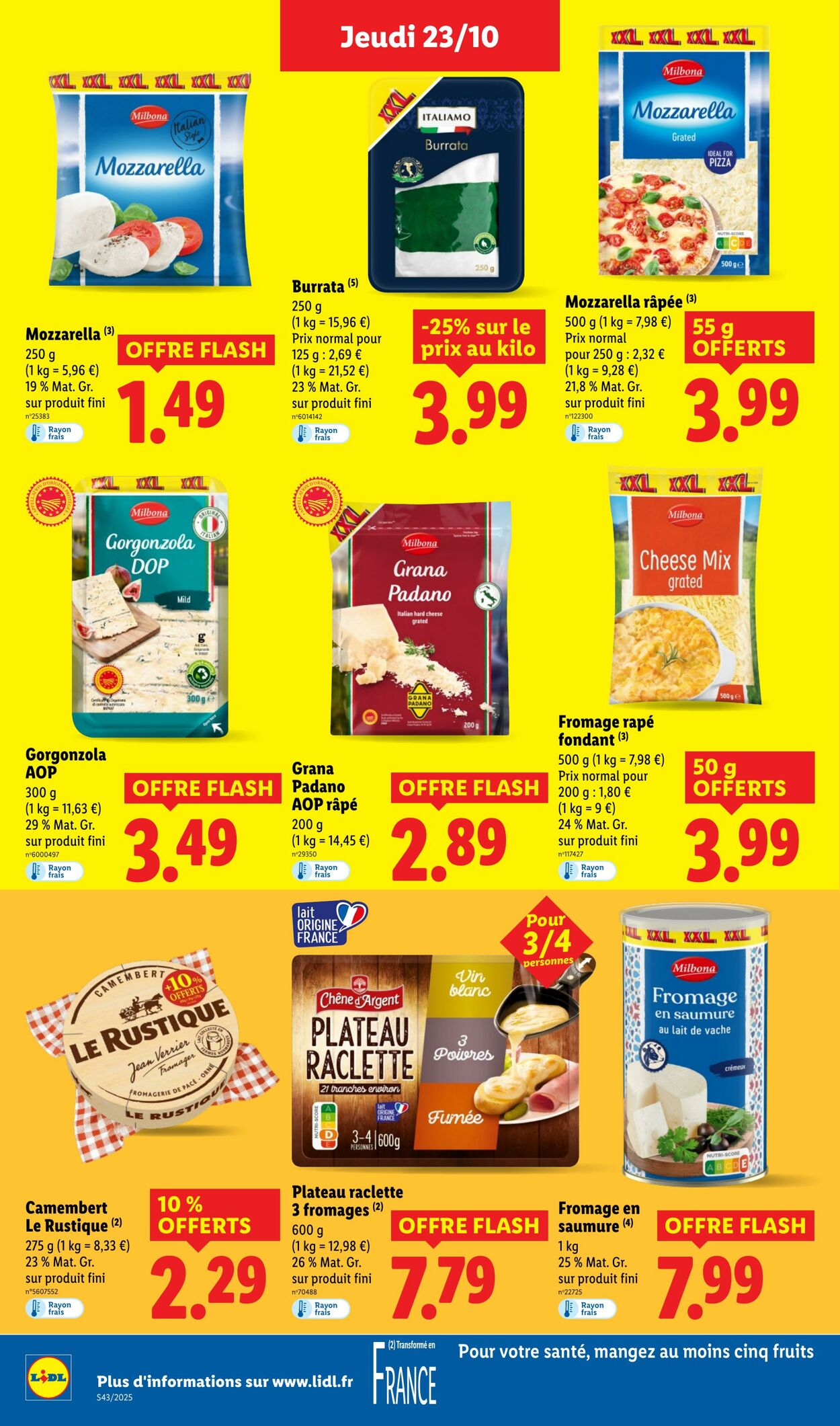Catalogue Lidl 23.10.2025 - 29.10.2025