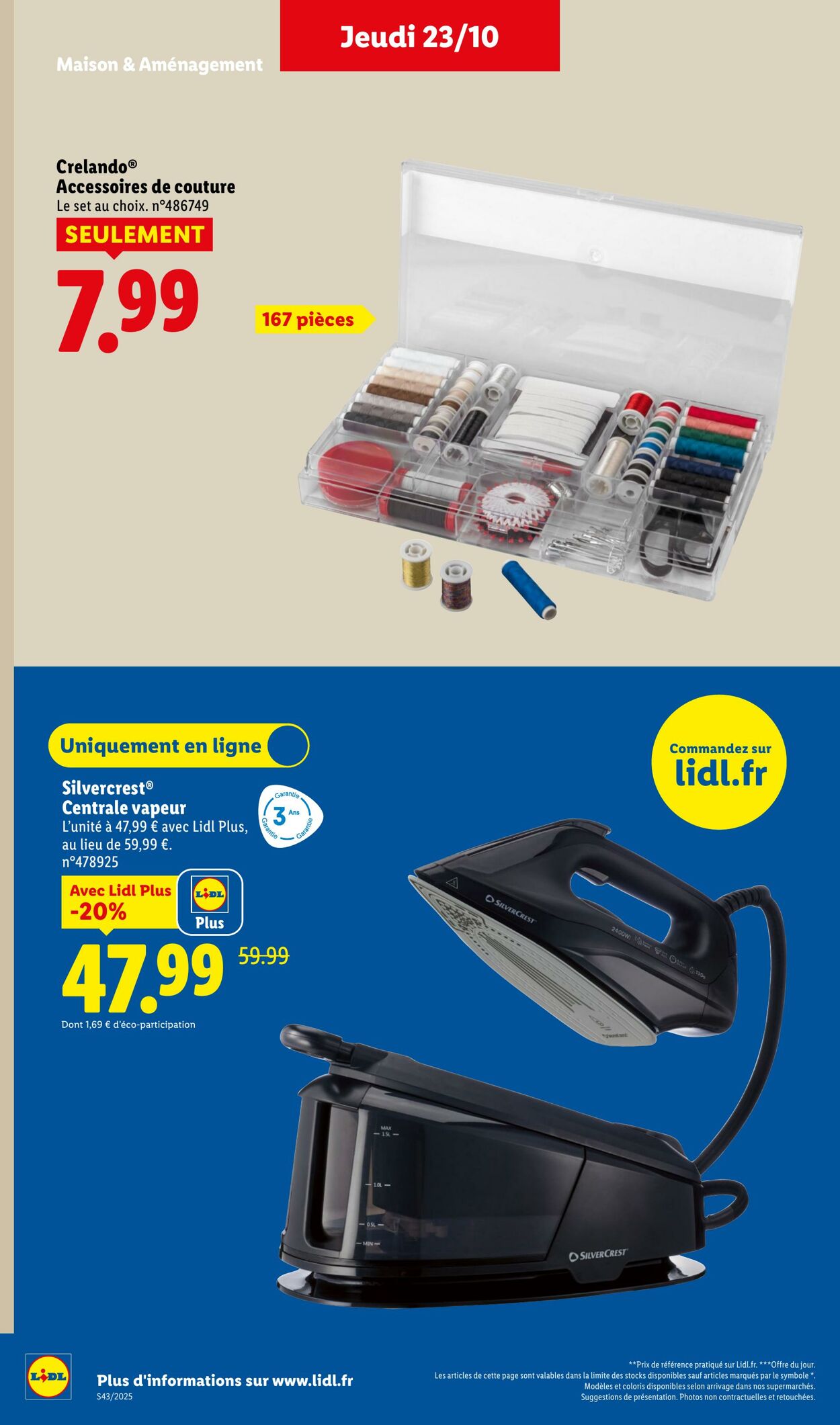 Catalogue Lidl 23.10.2025 - 29.10.2025