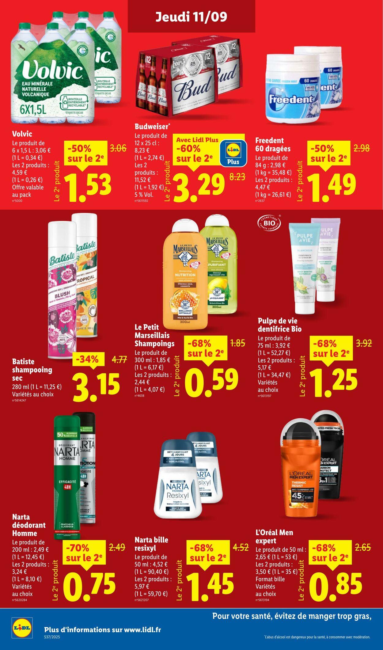 Catalogue Lidl 11.09.2025 - 17.09.2025