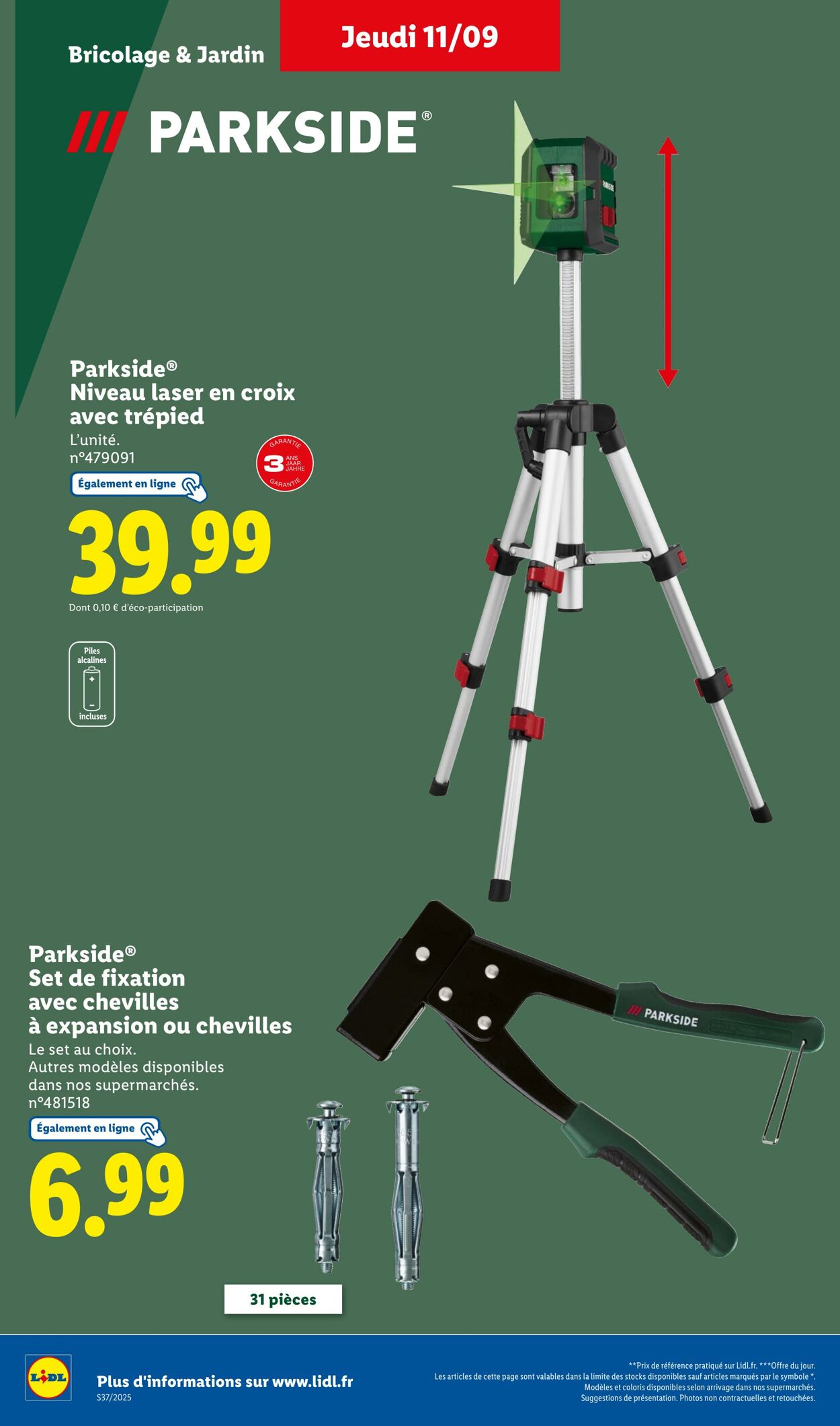 Catalogue Lidl 11.09.2025 - 17.09.2025