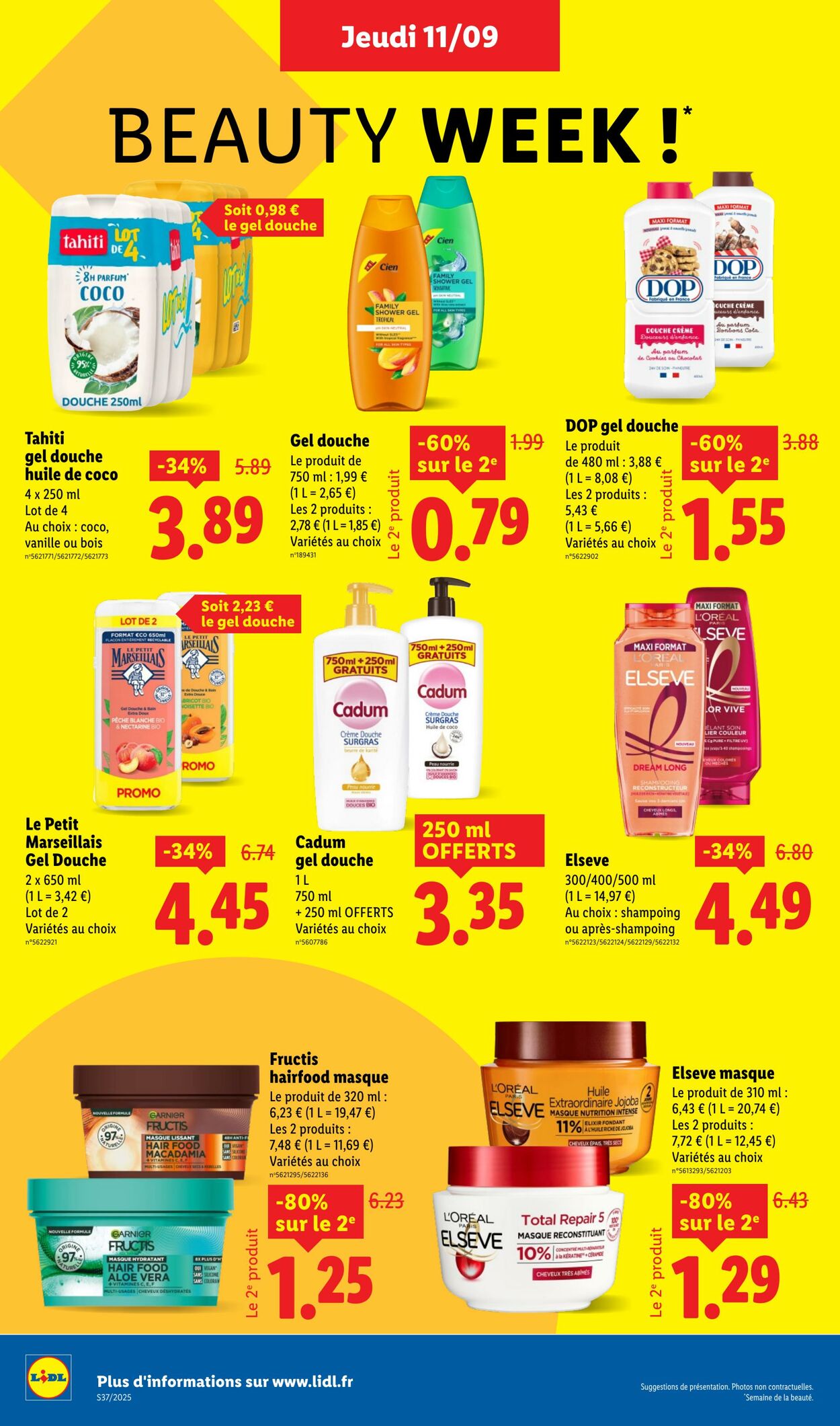 Catalogue Lidl 11.09.2025 - 17.09.2025