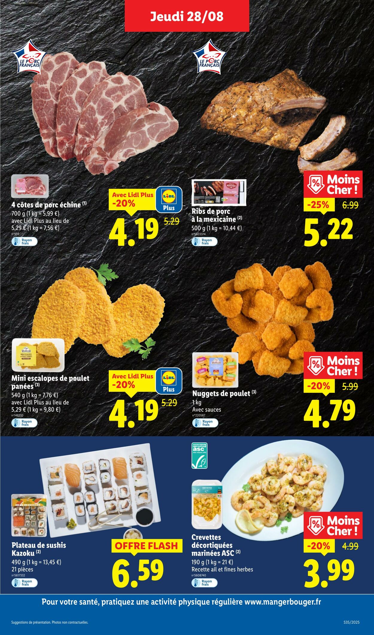 Catalogue Lidl 28.08.2025 - 03.09.2025