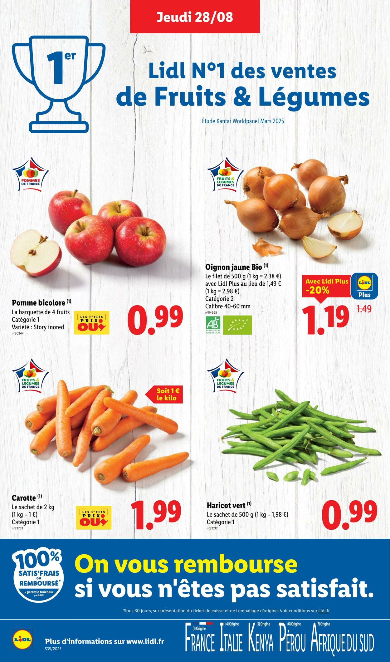 Catalogue Lidl 28.08.2025 - 03.09.2025