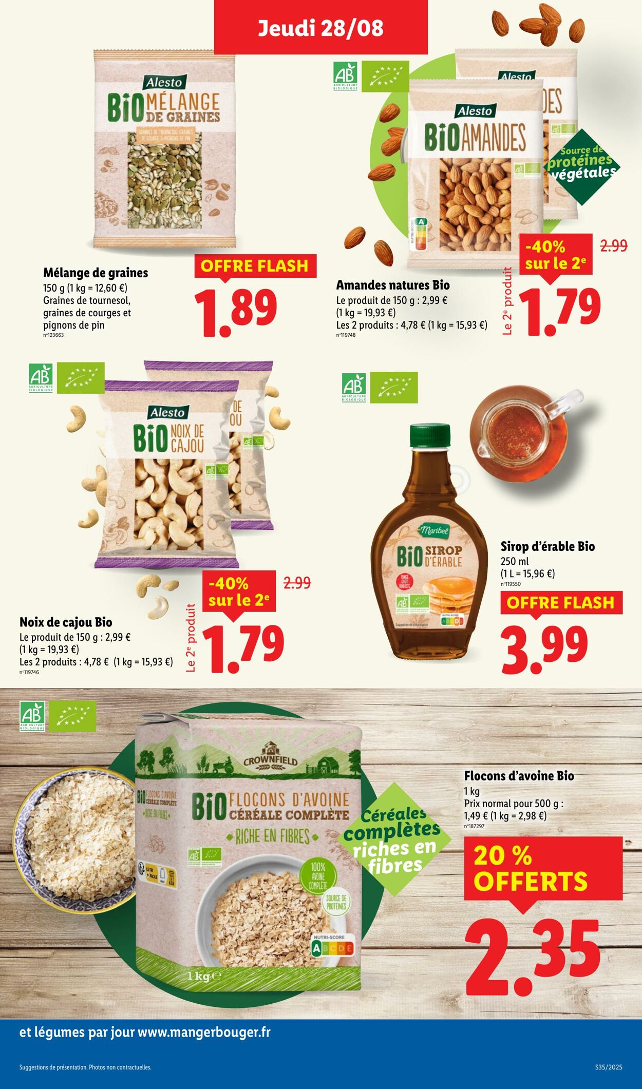 Catalogue Lidl 28.08.2025 - 03.09.2025