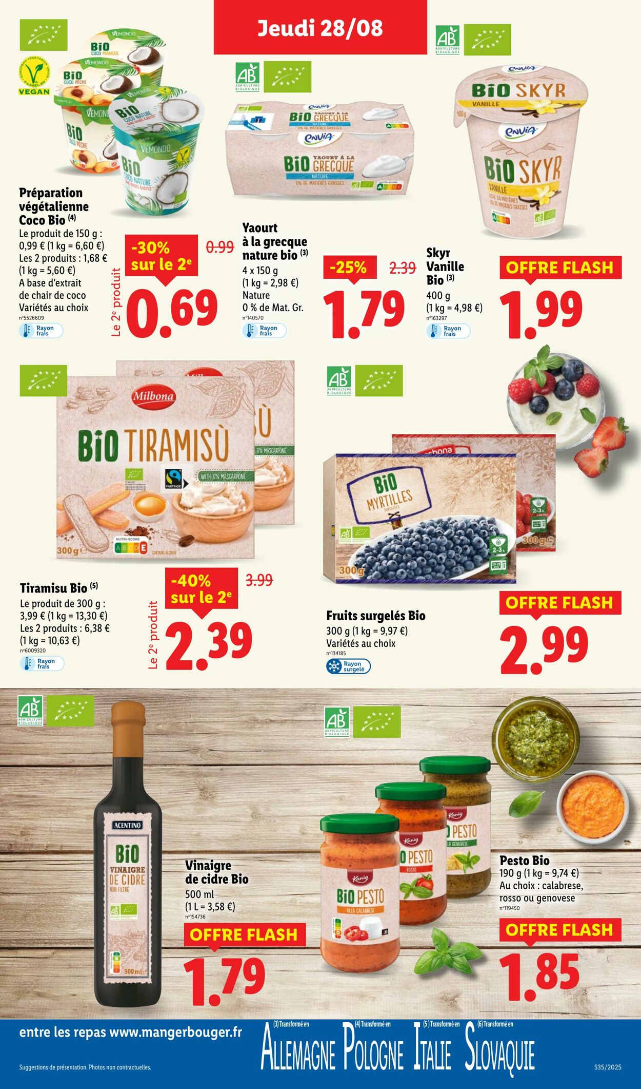 Catalogue Lidl 28.08.2025 - 03.09.2025