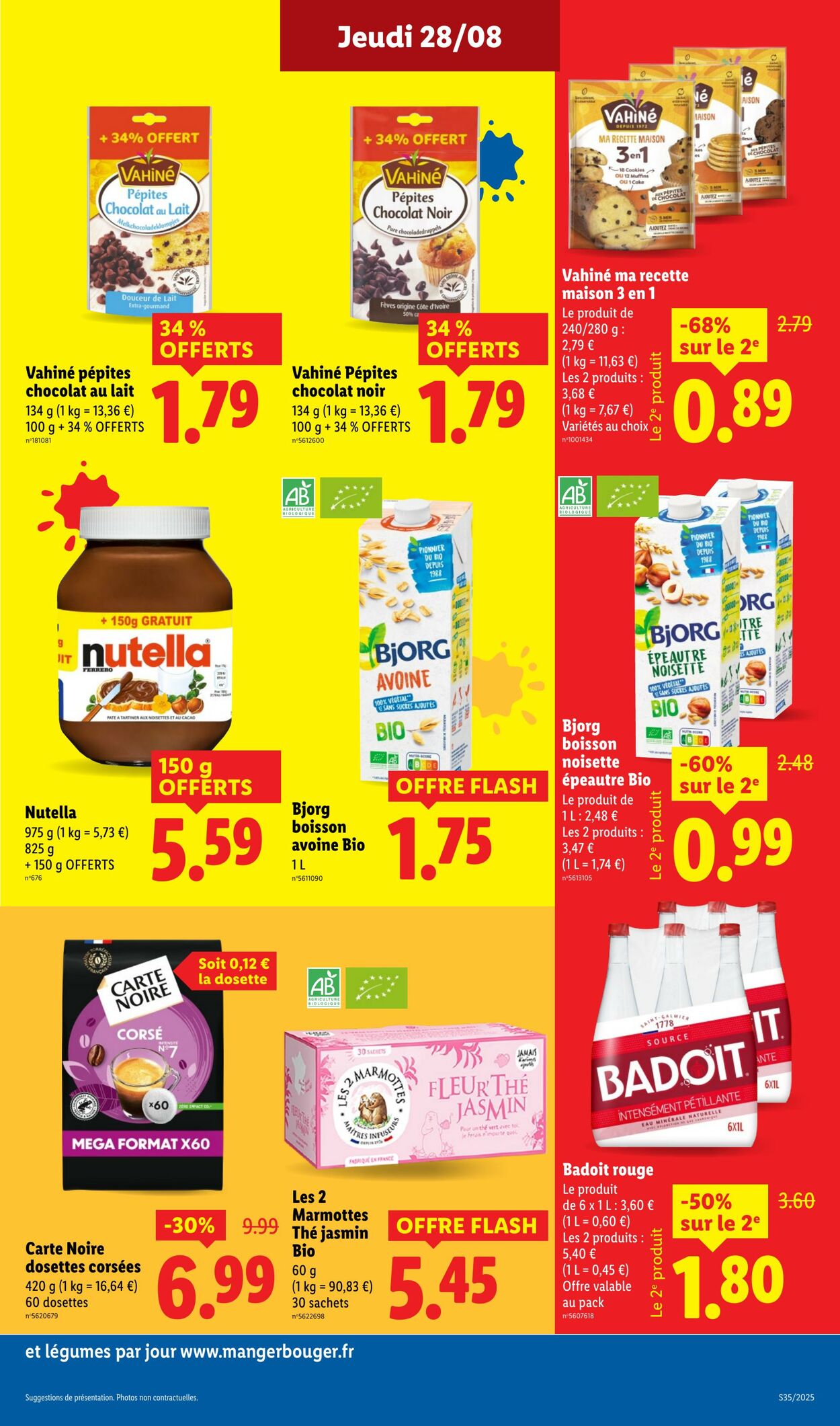 Catalogue Lidl 28.08.2025 - 03.09.2025