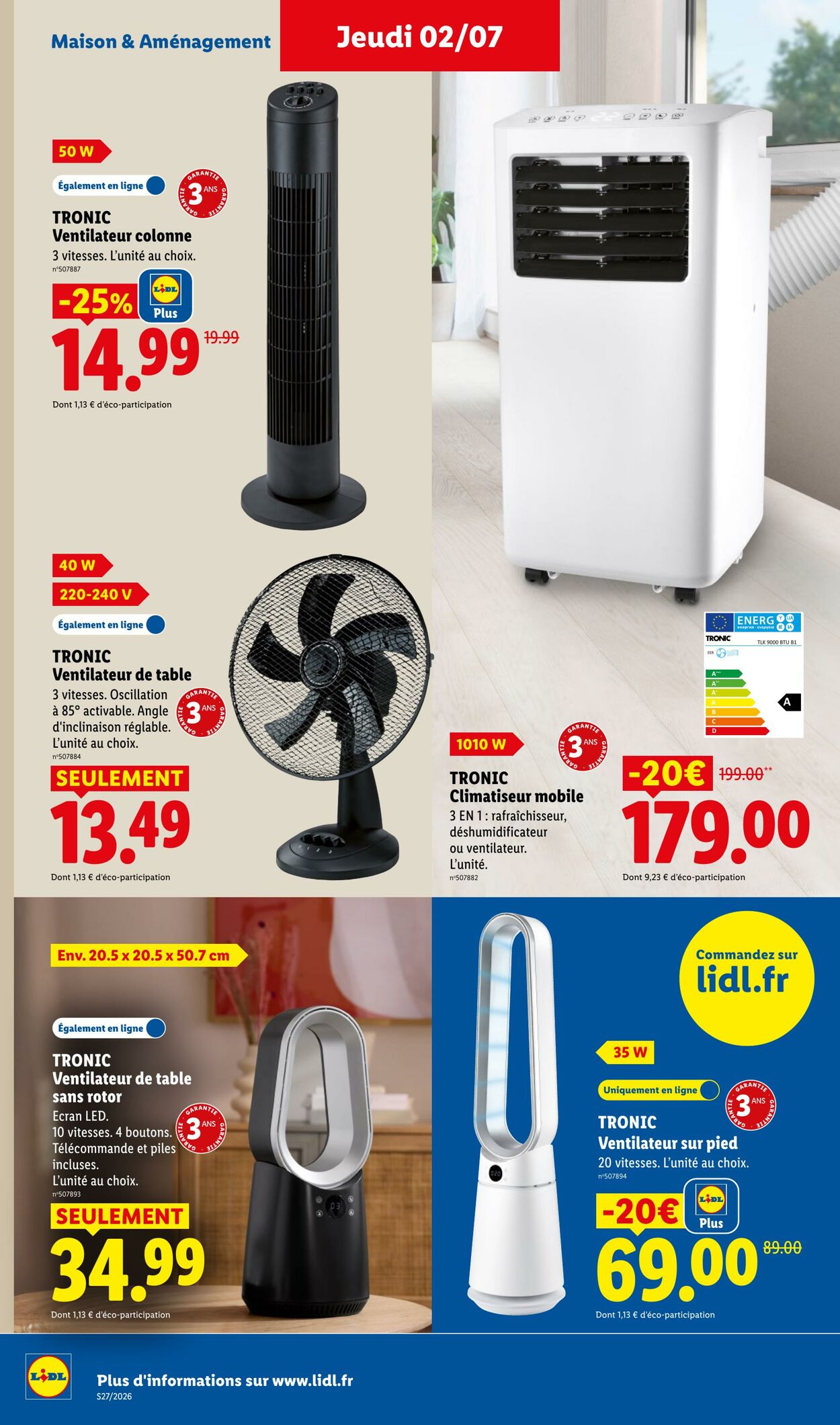 Catalogue Lidl 28.06.2026 - 08.07.2026