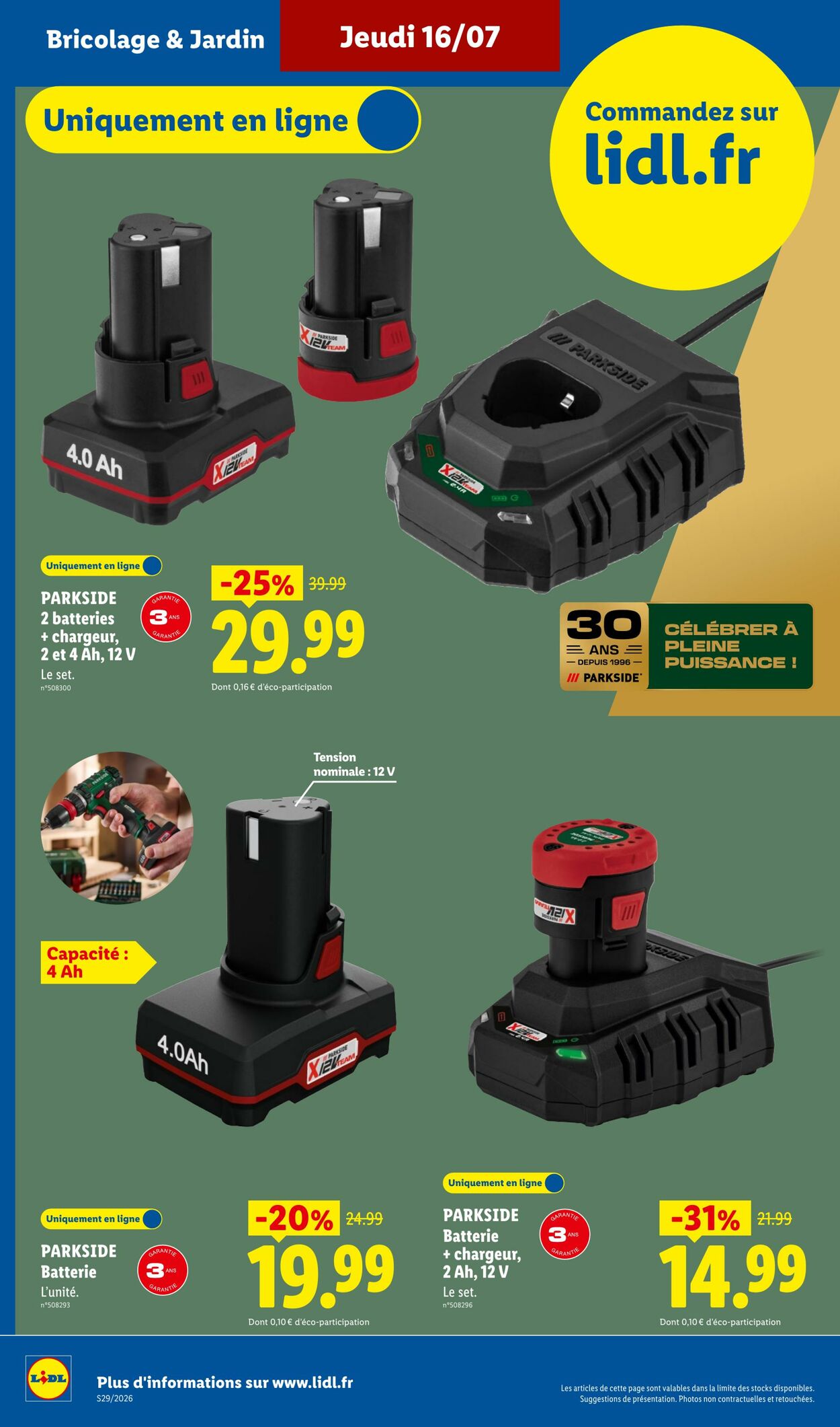 Catalogue Lidl 12.07.2026 - 22.07.2026