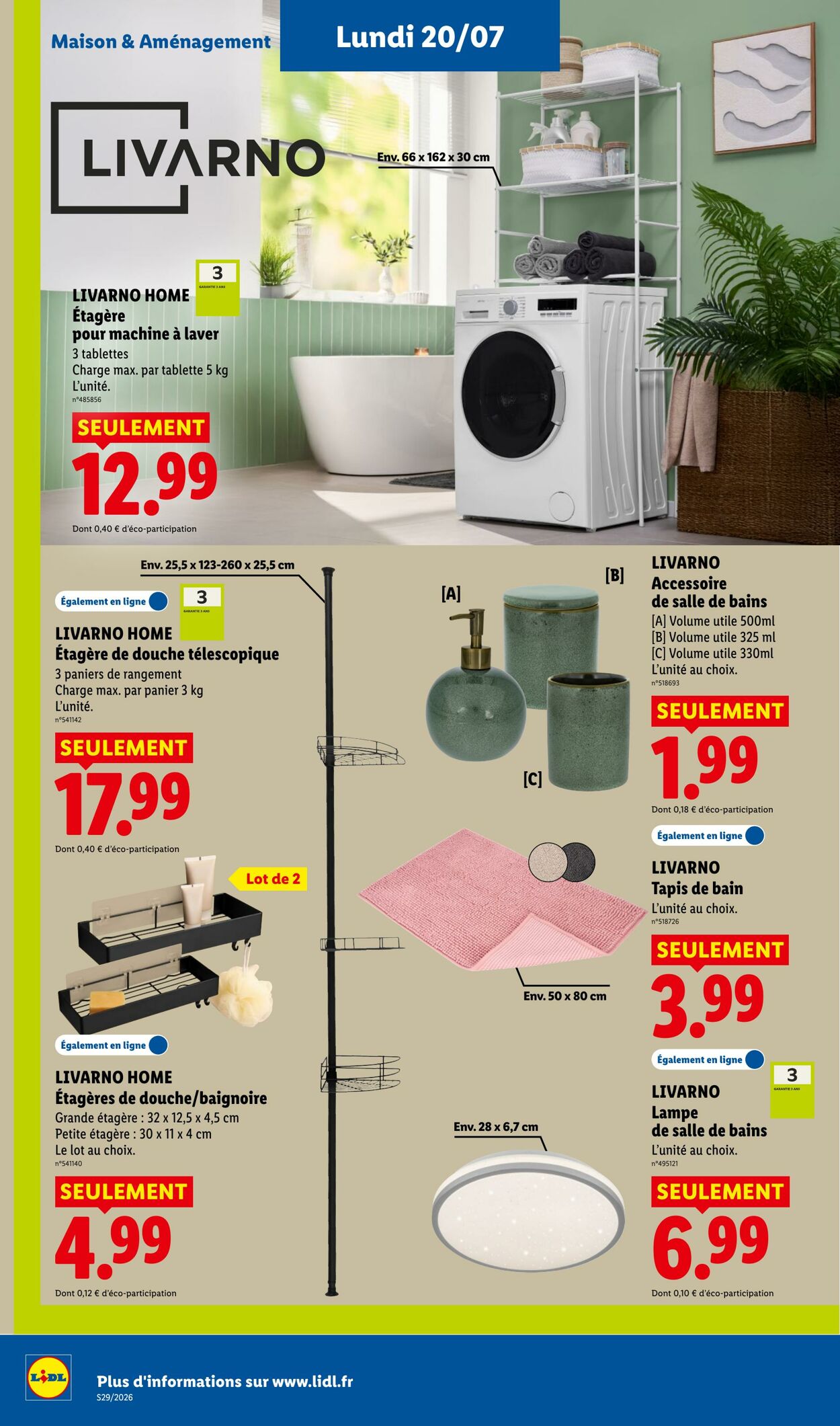 Catalogue Lidl 12.07.2026 - 22.07.2026