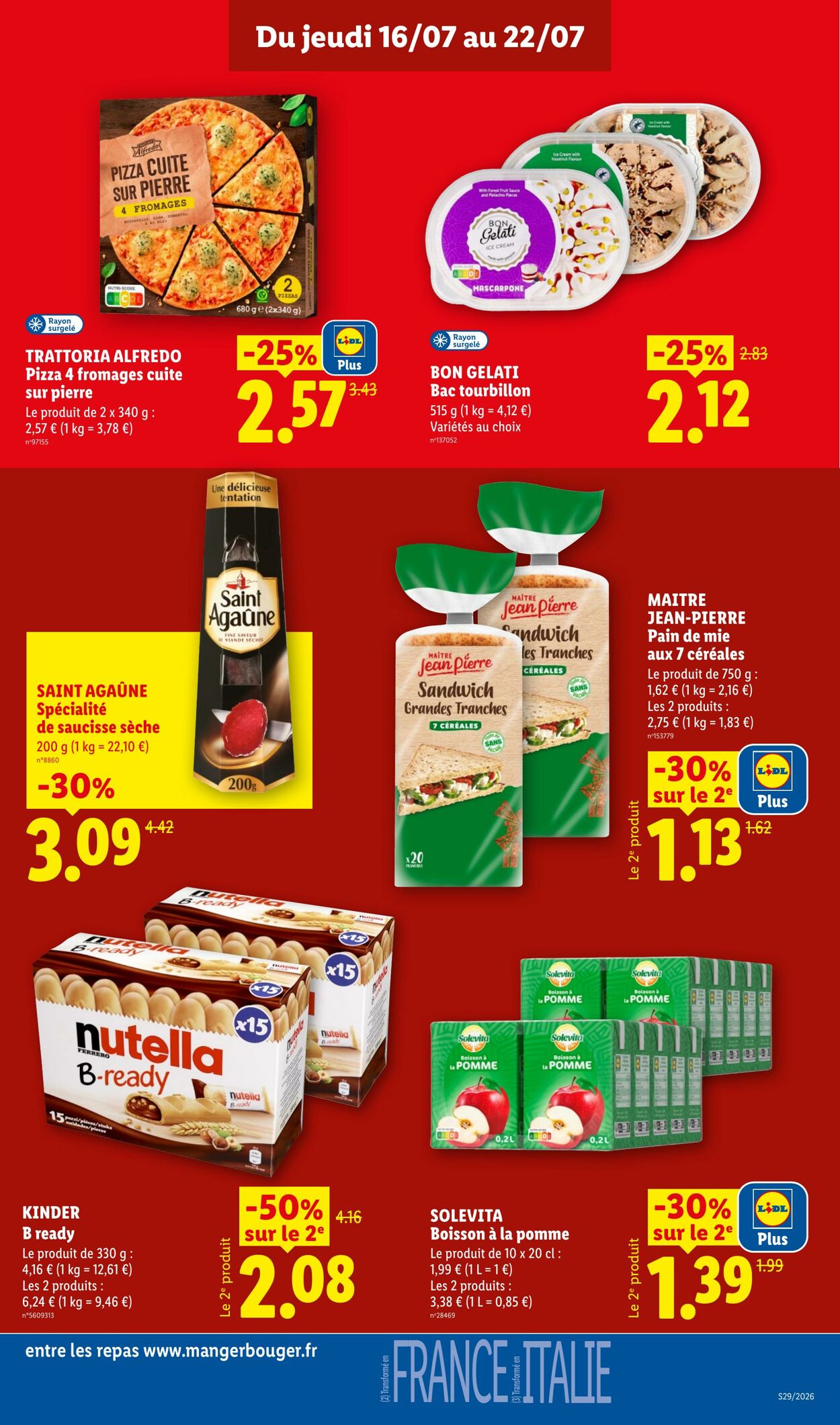 Catalogue Lidl 12.07.2026 - 22.07.2026