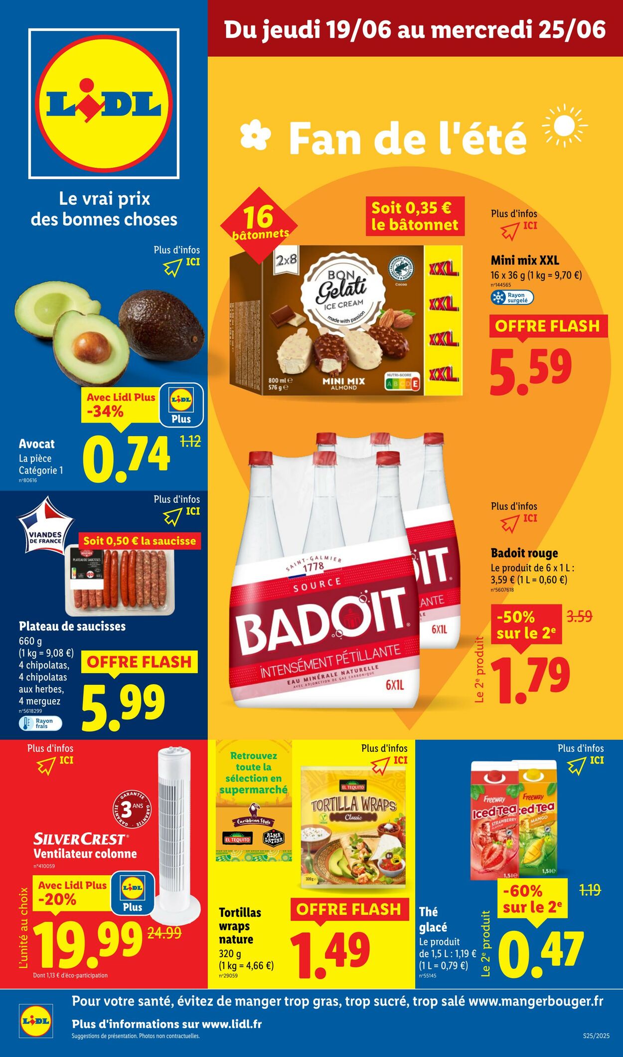 Catalogue Lidl 19.06.2025 - 25.06.2025