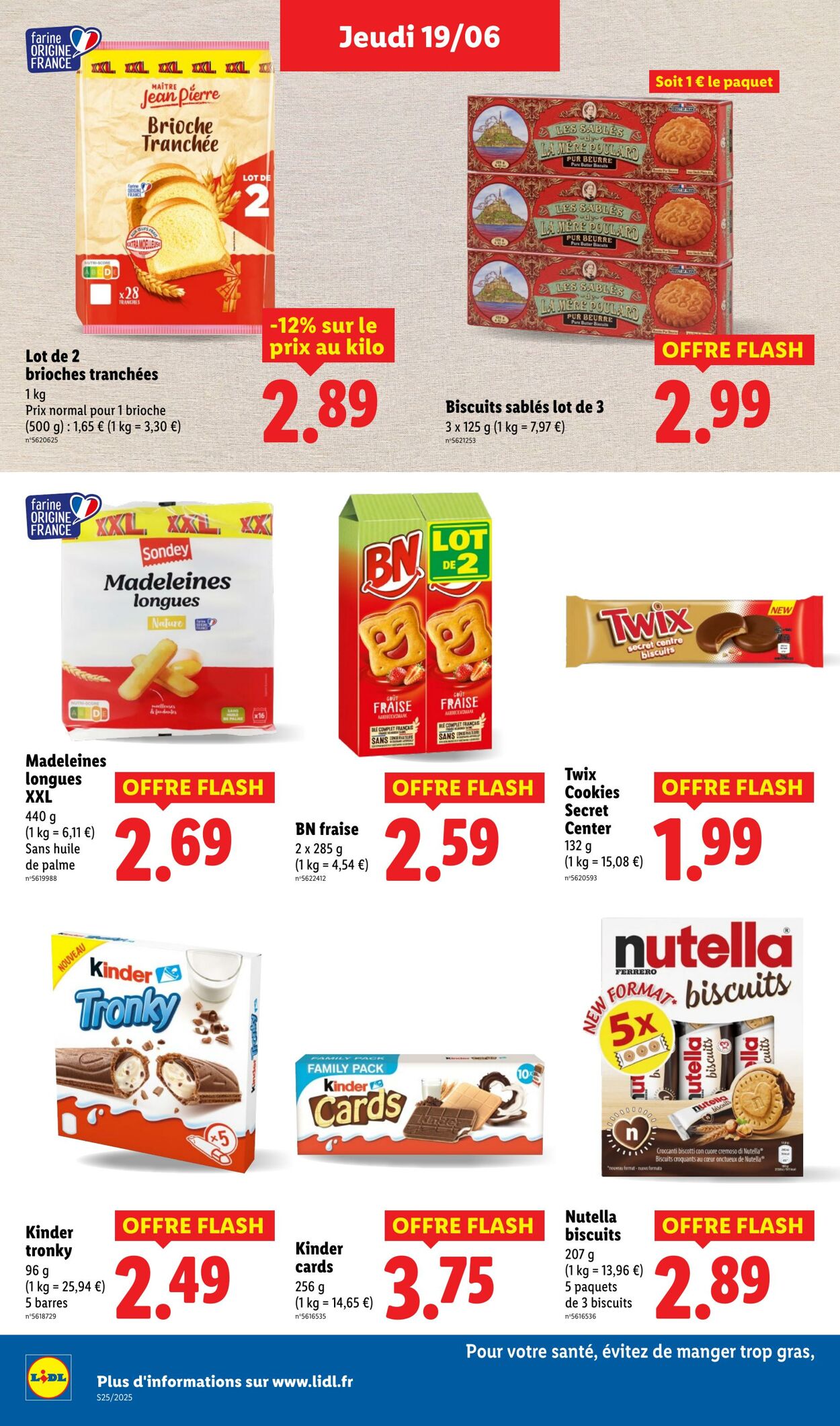 Catalogue Lidl 19.06.2025 - 25.06.2025