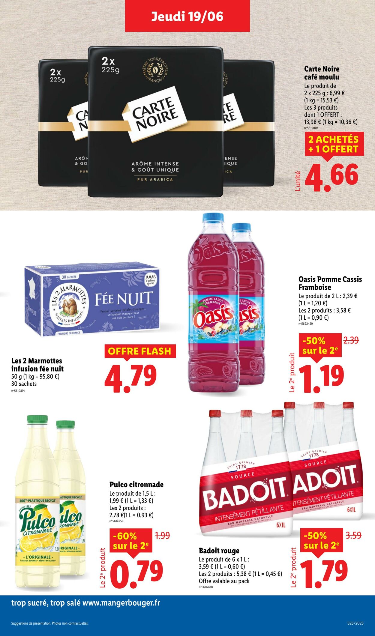 Catalogue Lidl 19.06.2025 - 25.06.2025