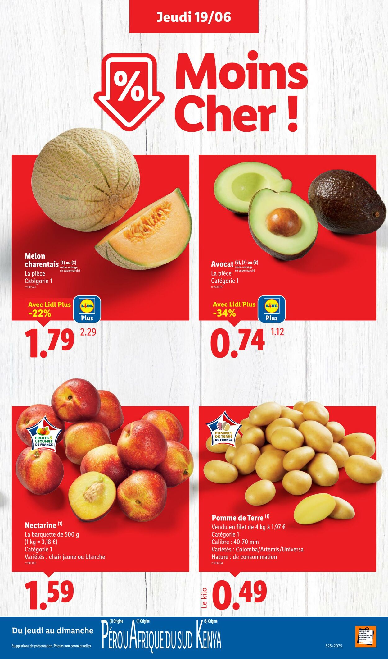 Catalogue Lidl 19.06.2025 - 25.06.2025