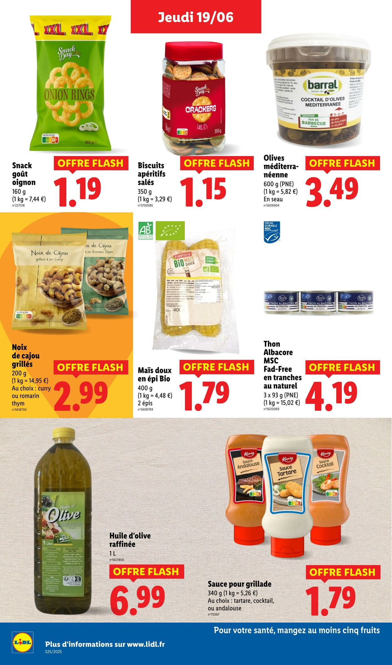 Catalogue Lidl 19.06.2025 - 25.06.2025