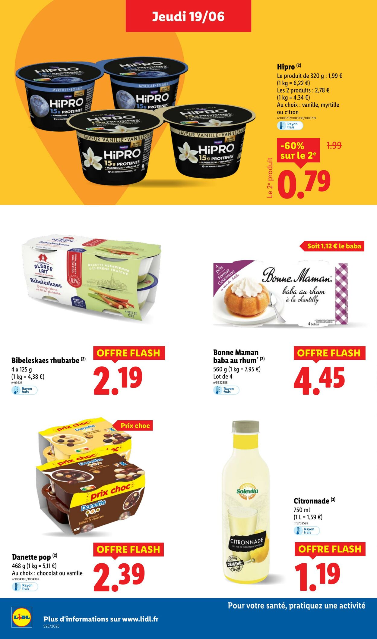 Catalogue Lidl 19.06.2025 - 25.06.2025
