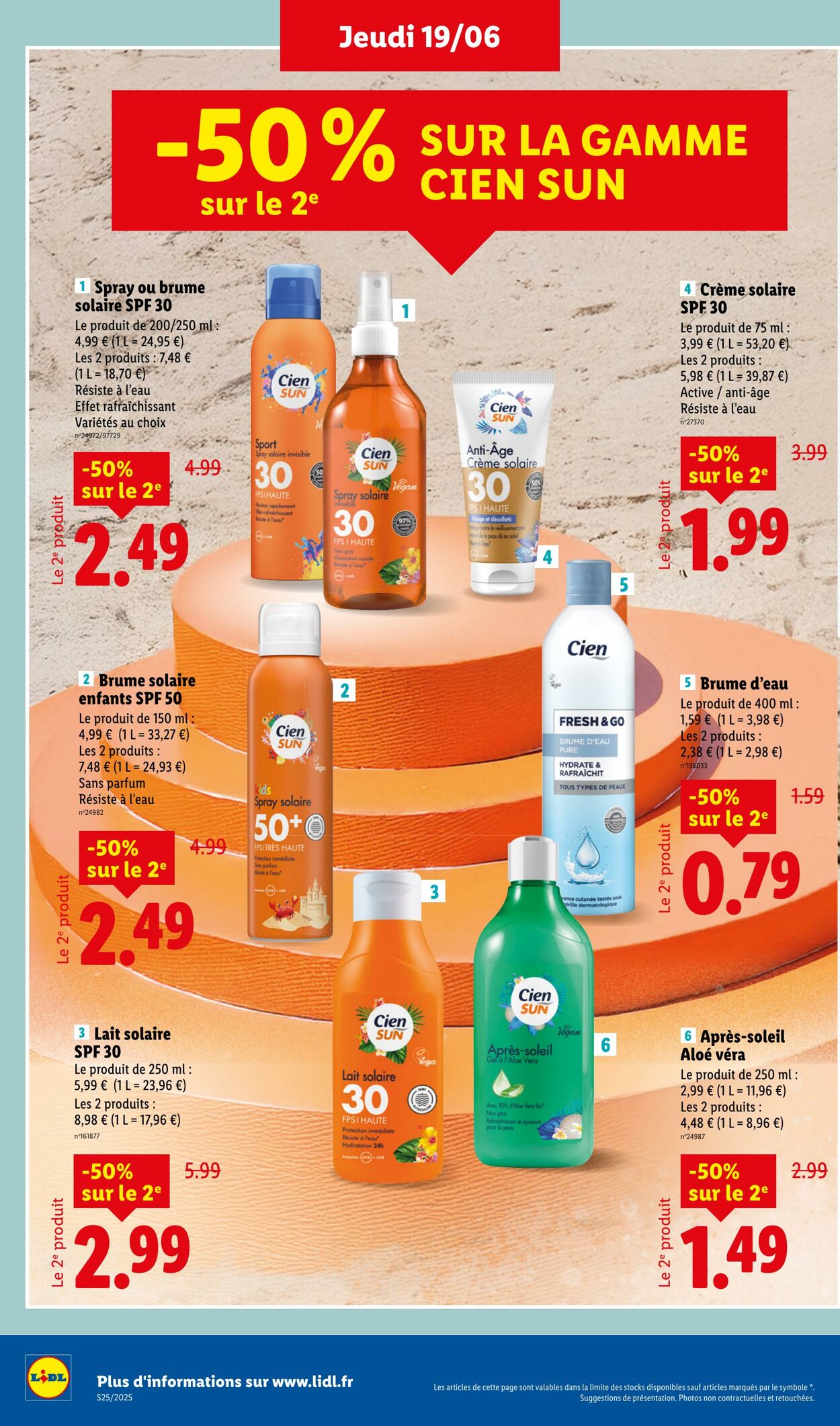 Catalogue Lidl 19.06.2025 - 25.06.2025