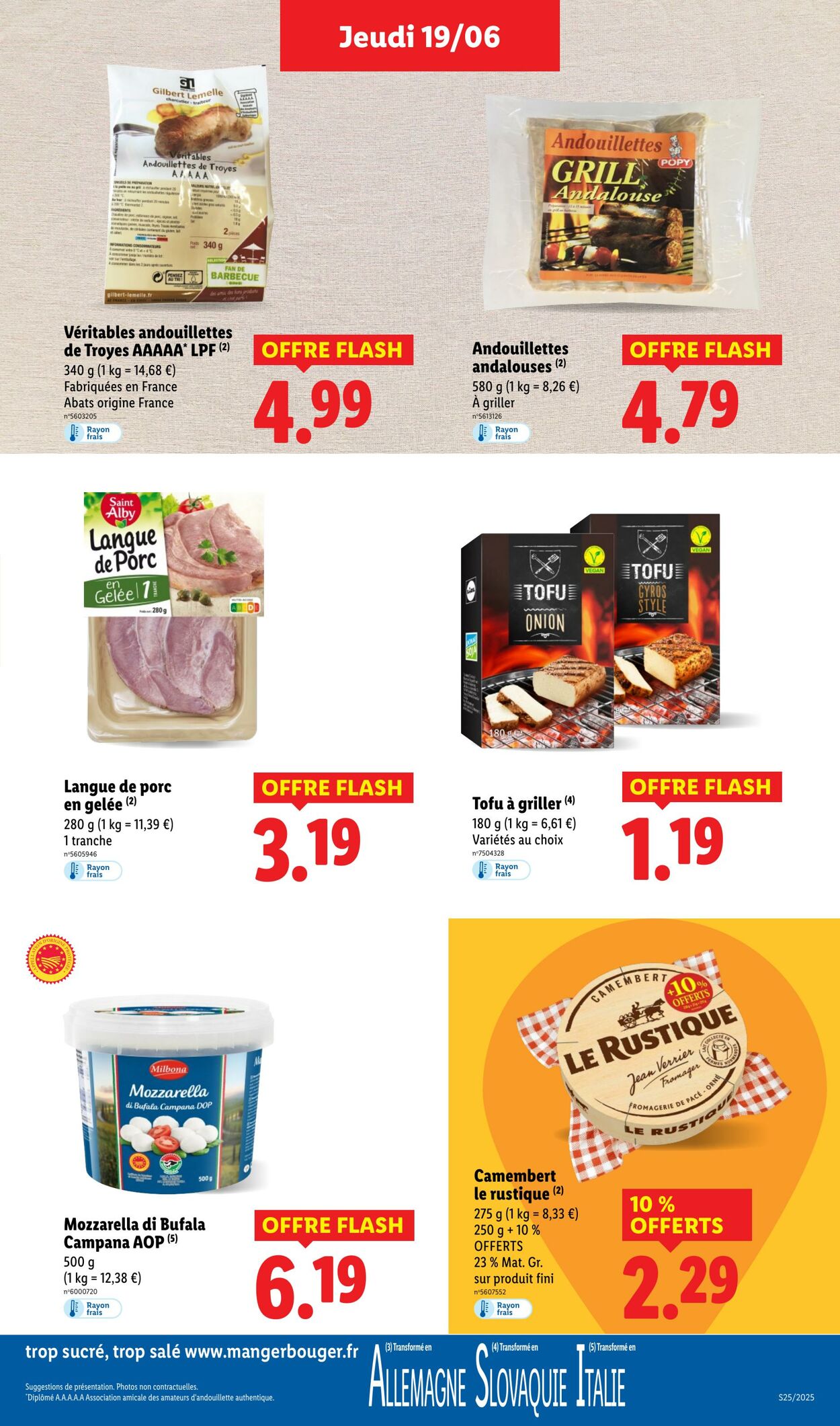 Catalogue Lidl 19.06.2025 - 25.06.2025