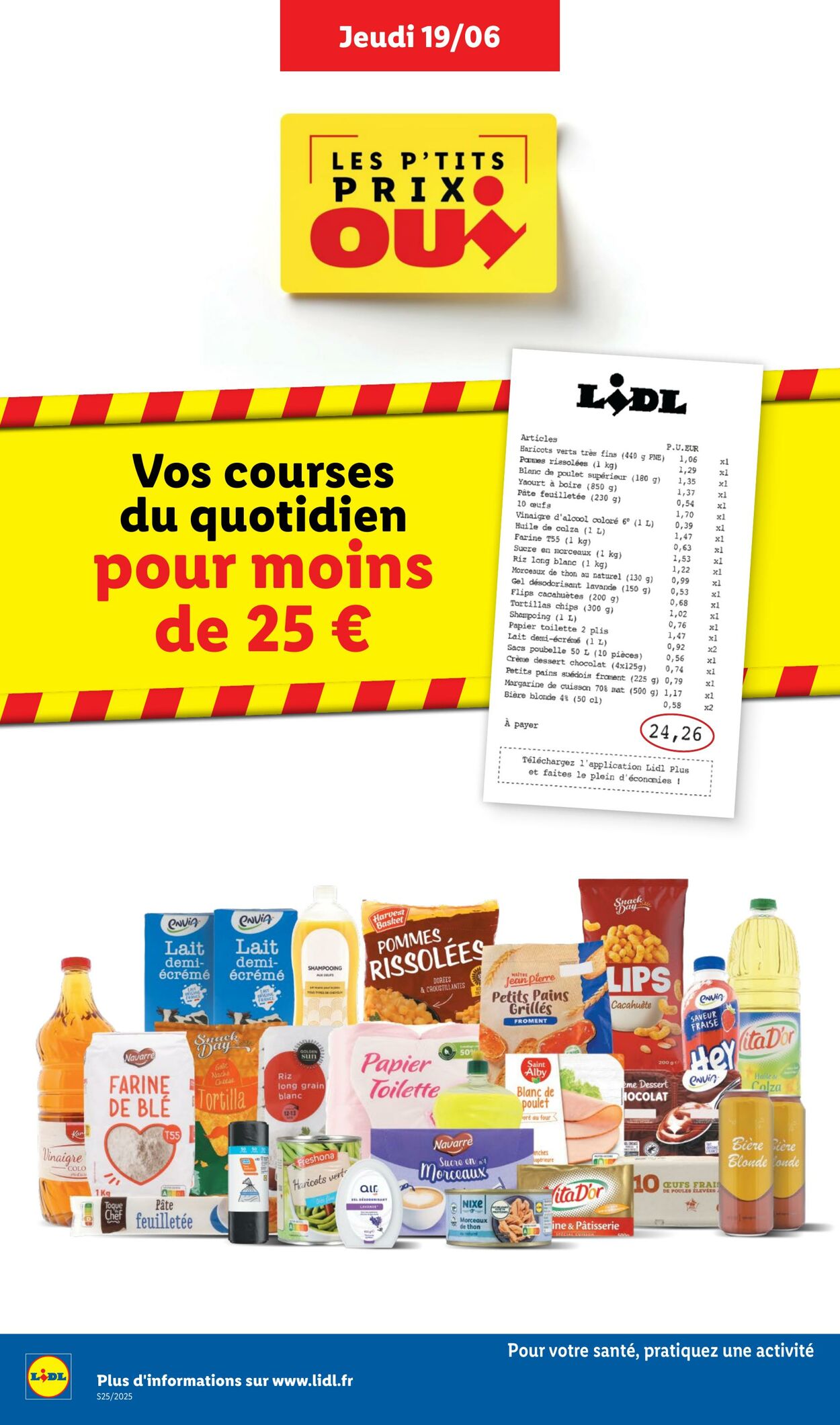 Catalogue Lidl 19.06.2025 - 25.06.2025