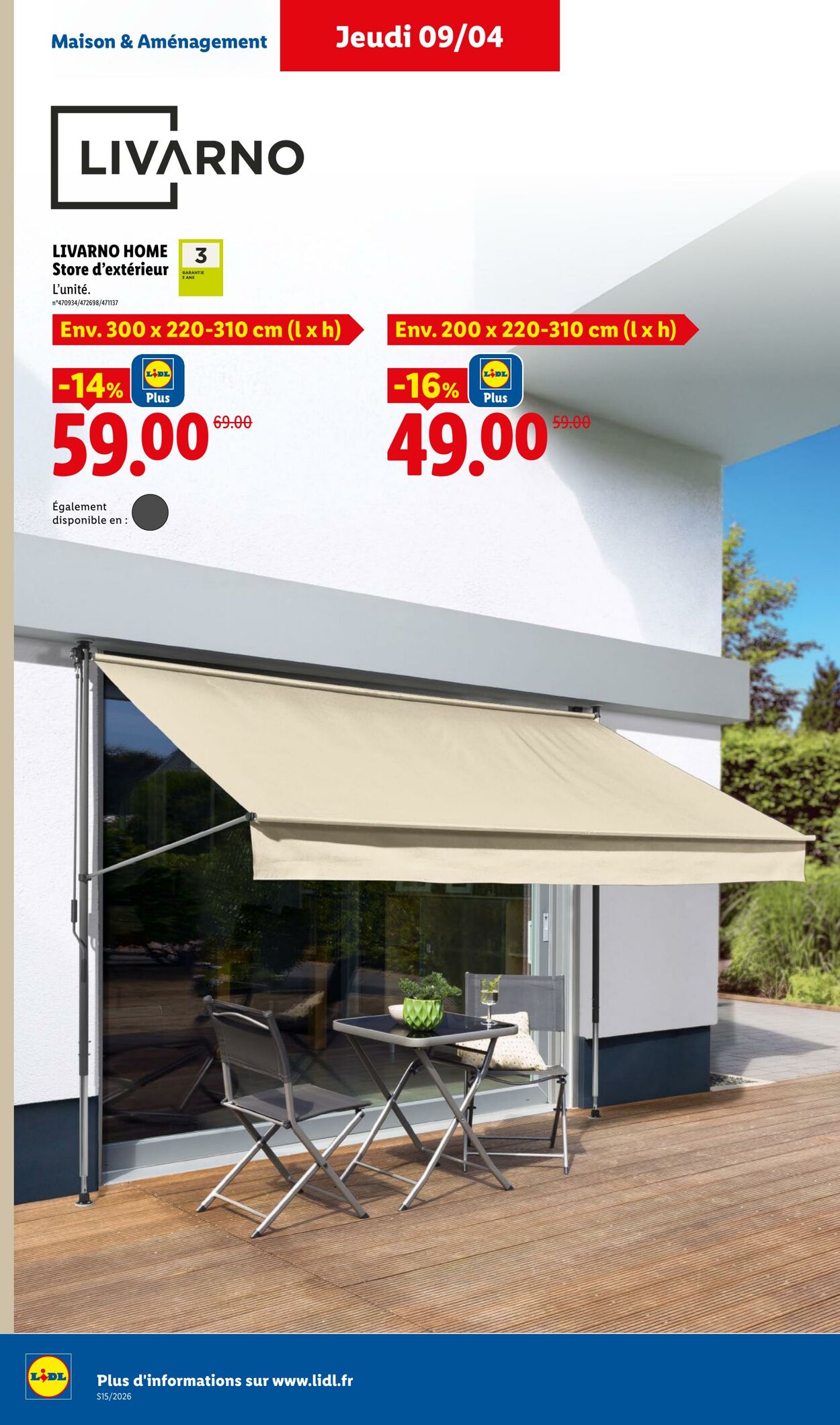 Catalogue Lidl 05.04.2026 - 15.04.2026
